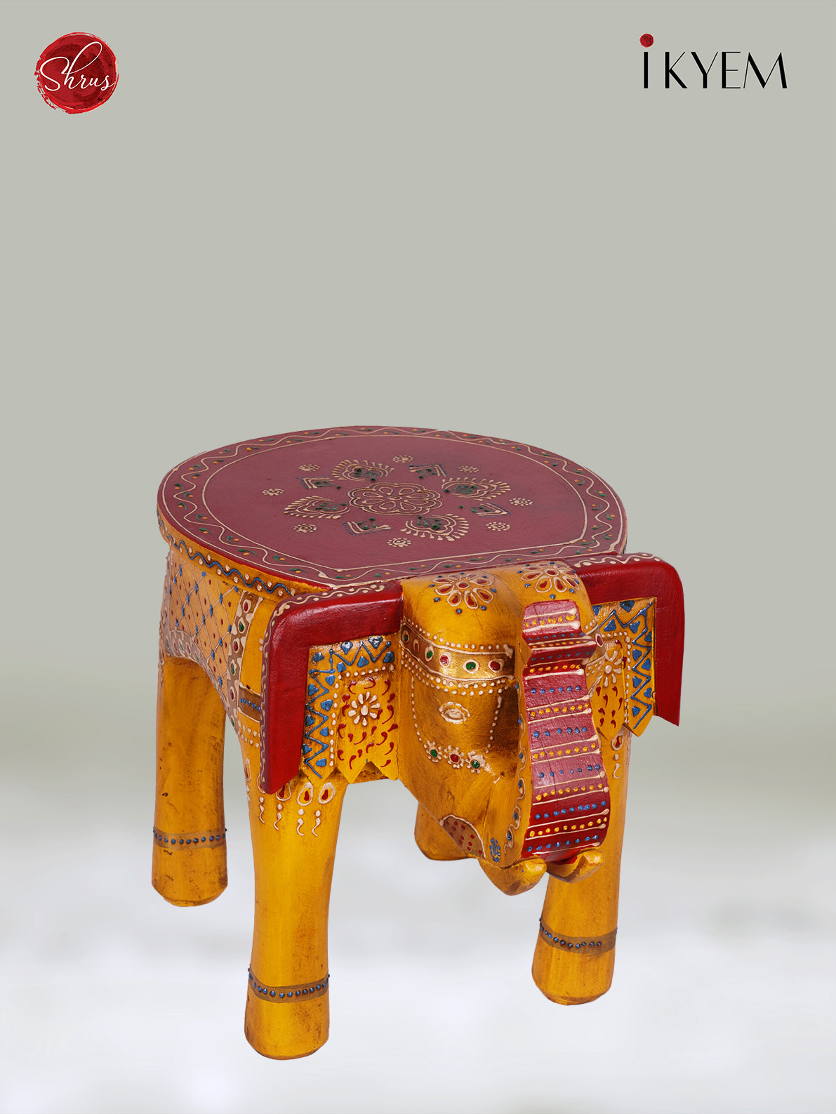 Handmade Wooden Elephant shops stool , elephant stool,wooden stool,wooden painted stool,bar stool,decorative gift item,bar stool