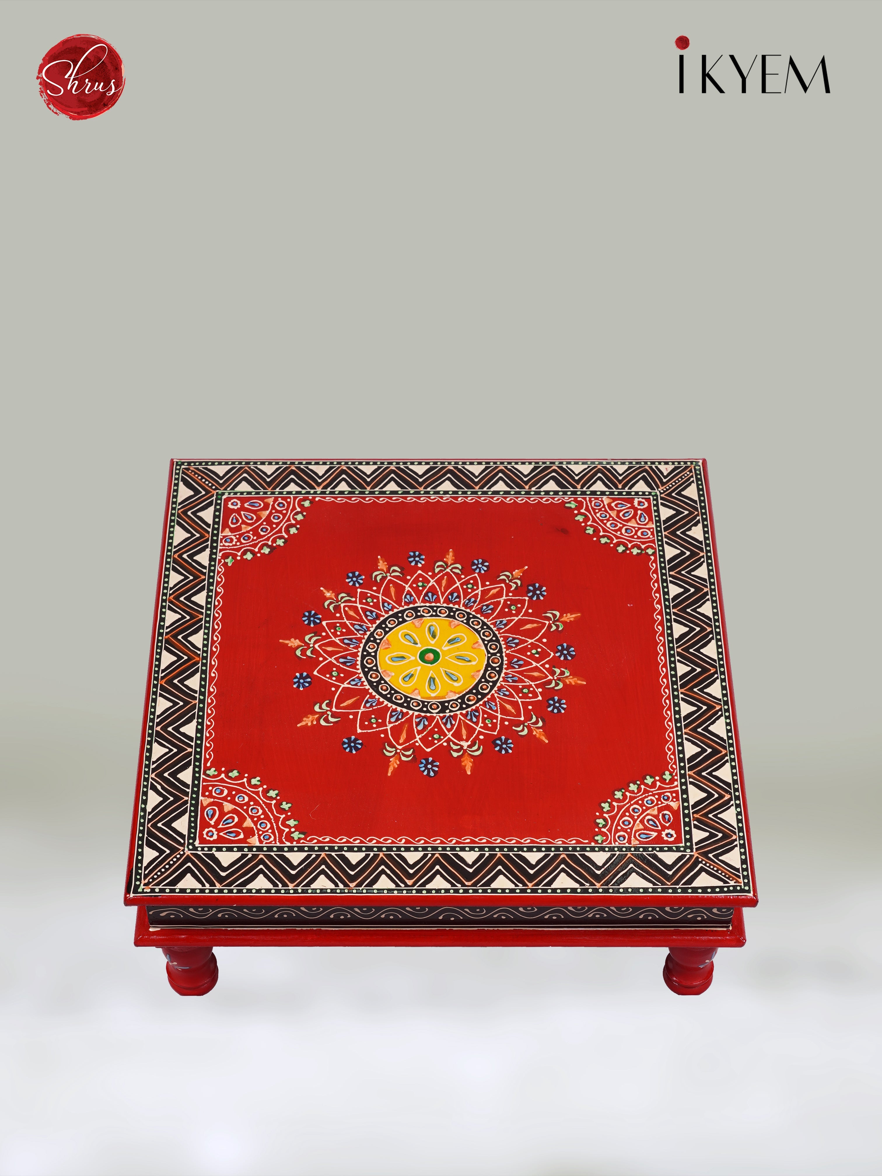 Handpainted pooja stool - Return Gift