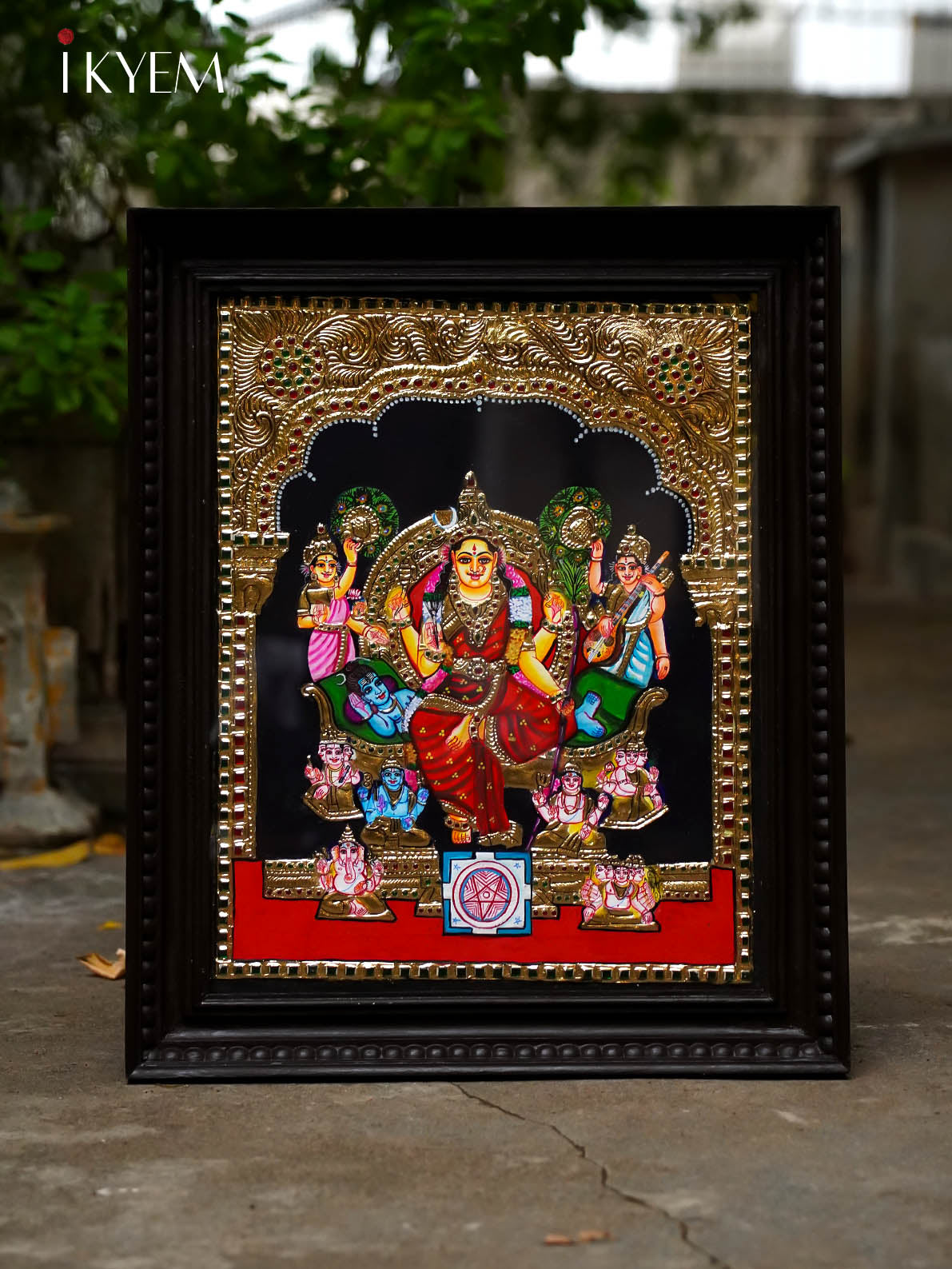 Lalitha Parameshwari Tanjore Painting