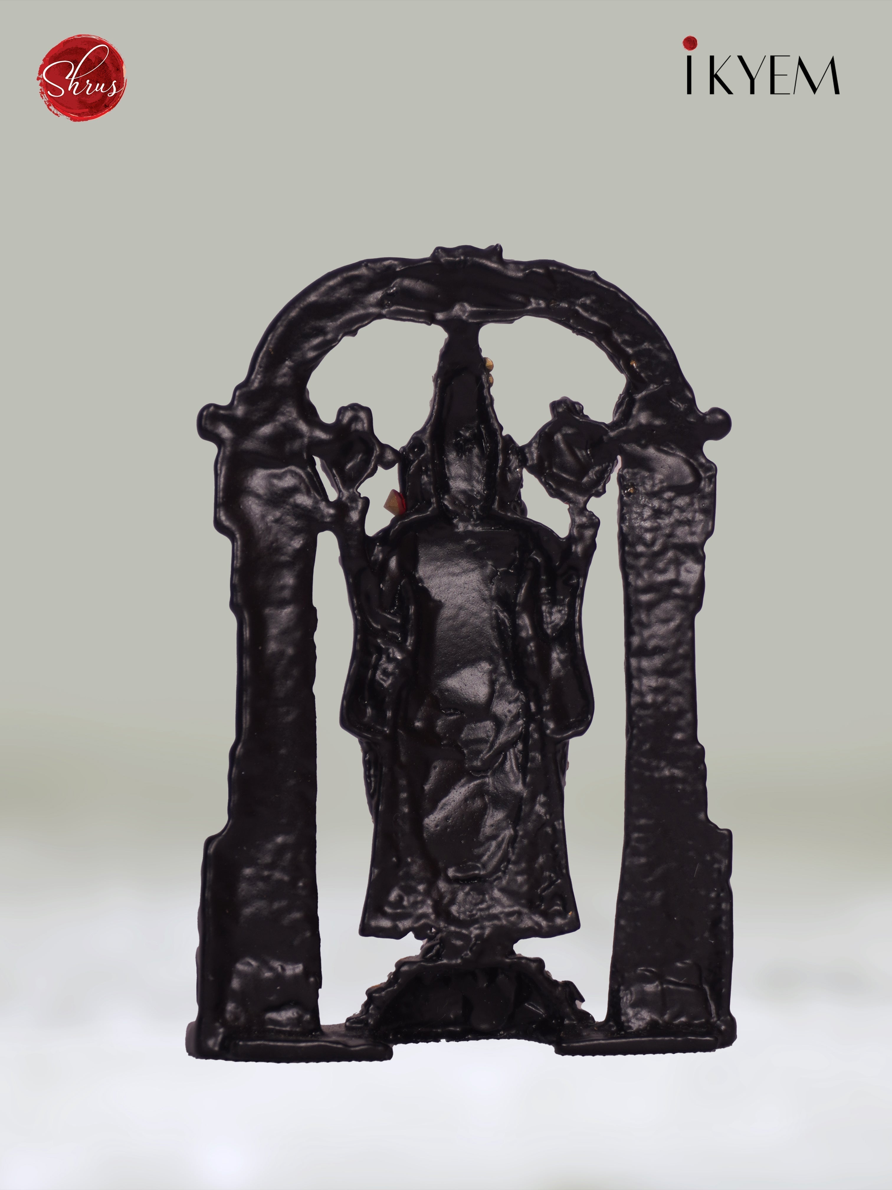 3H01050 -Black Perumal Idol - Shop on ShrusEternity.com