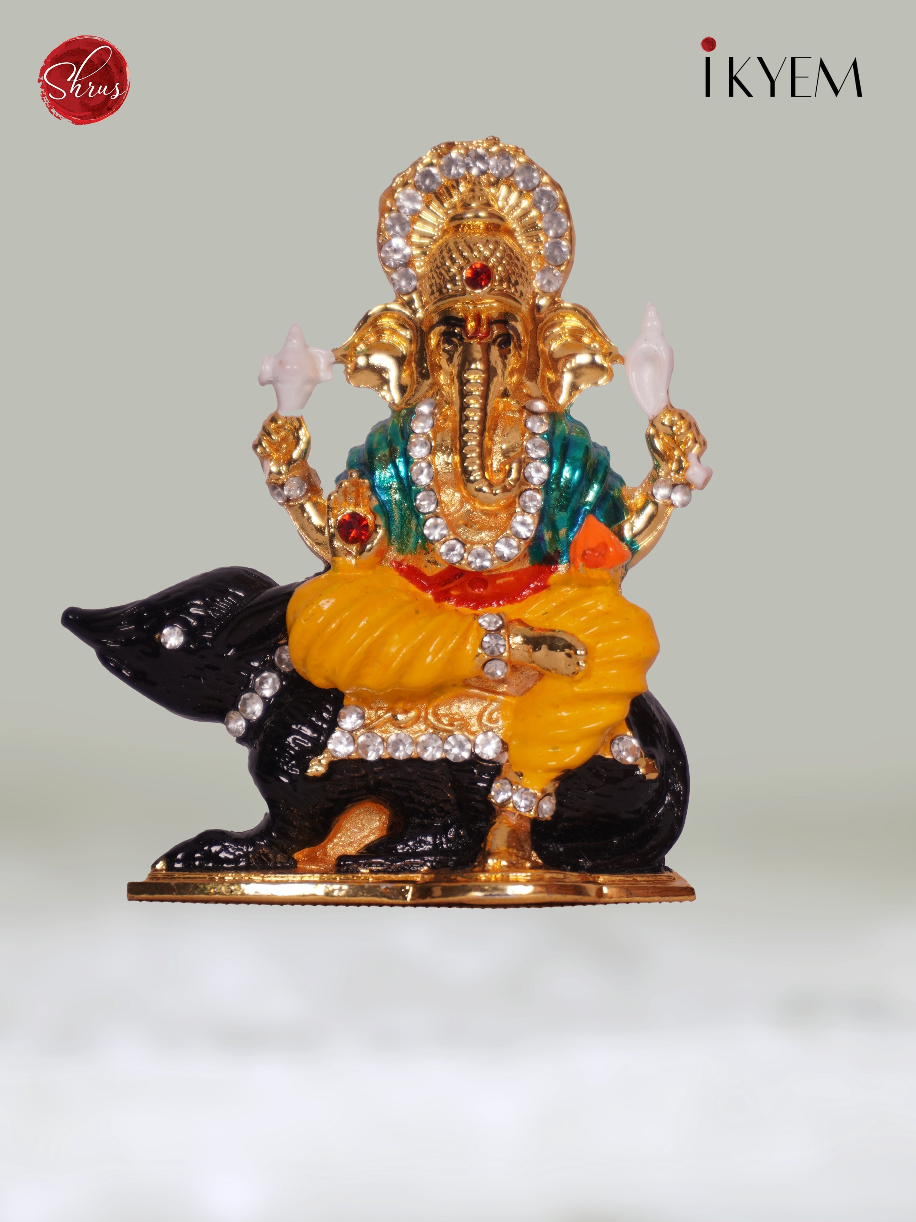 3H01056 - Ganesh with mouse - Shop on ShrusEternity.com