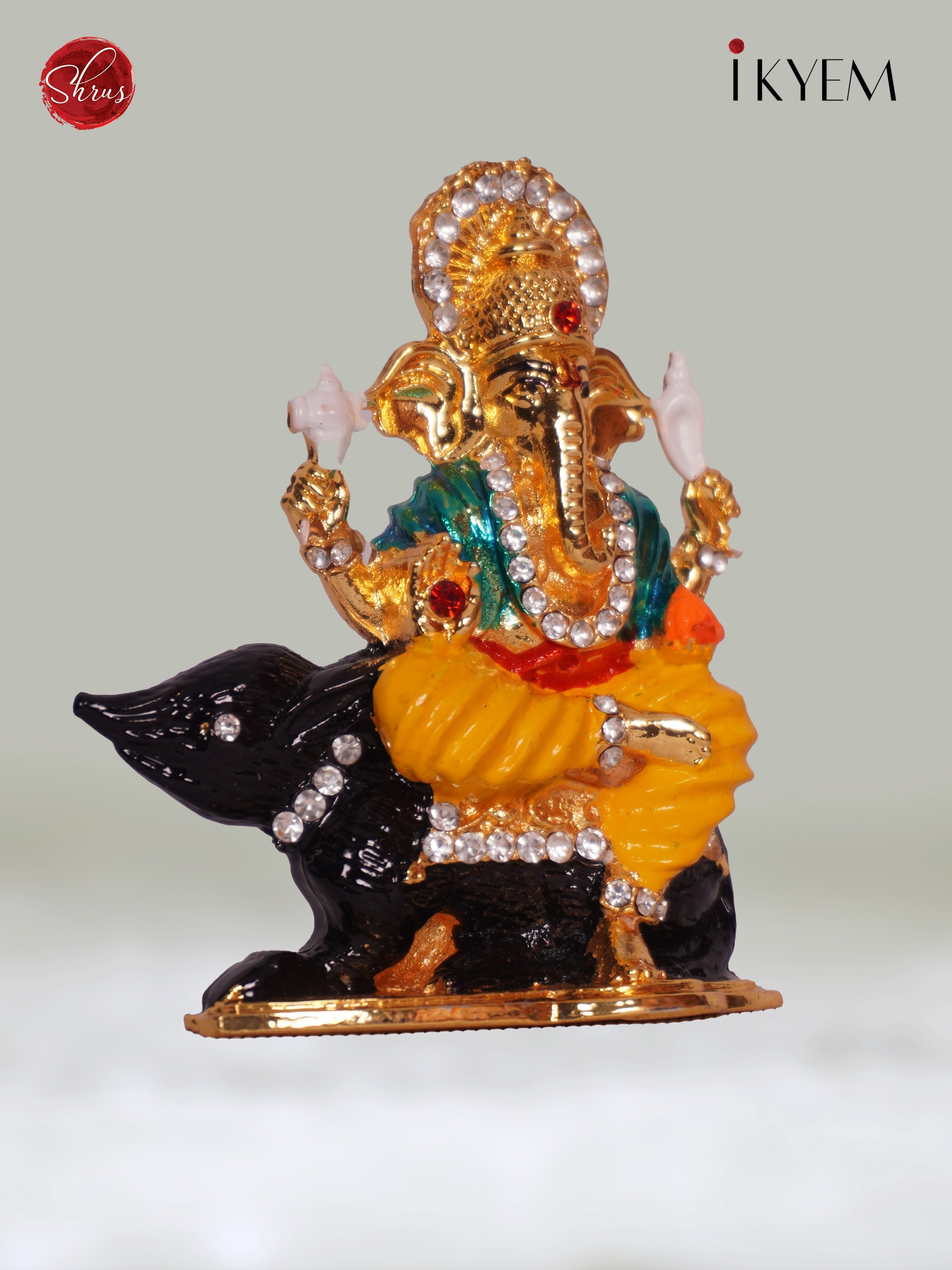 3H01056 - Ganesh with mouse - Shop on ShrusEternity.com