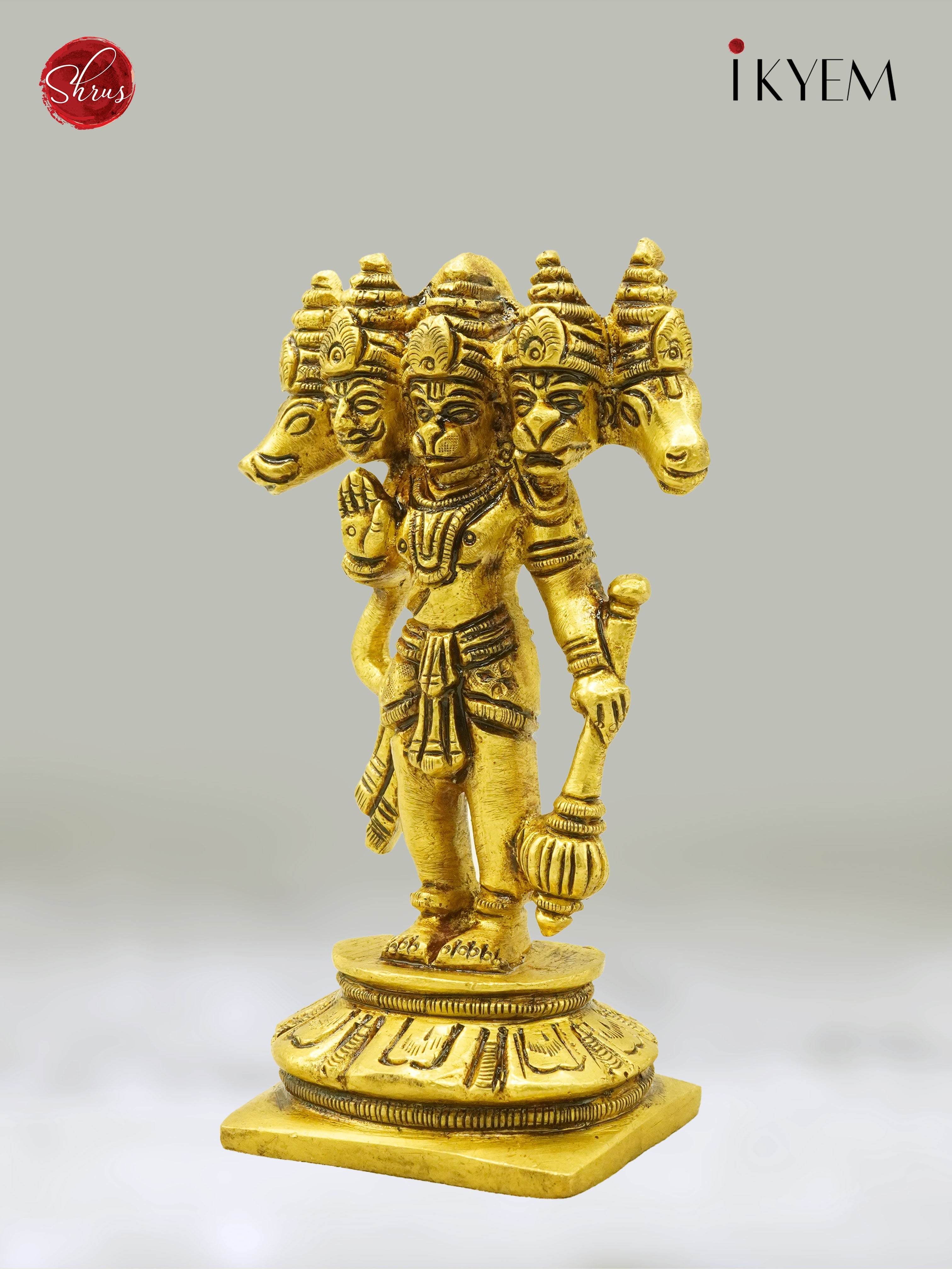 Panchamuki Hanuman  Brass Idol - Return Gift