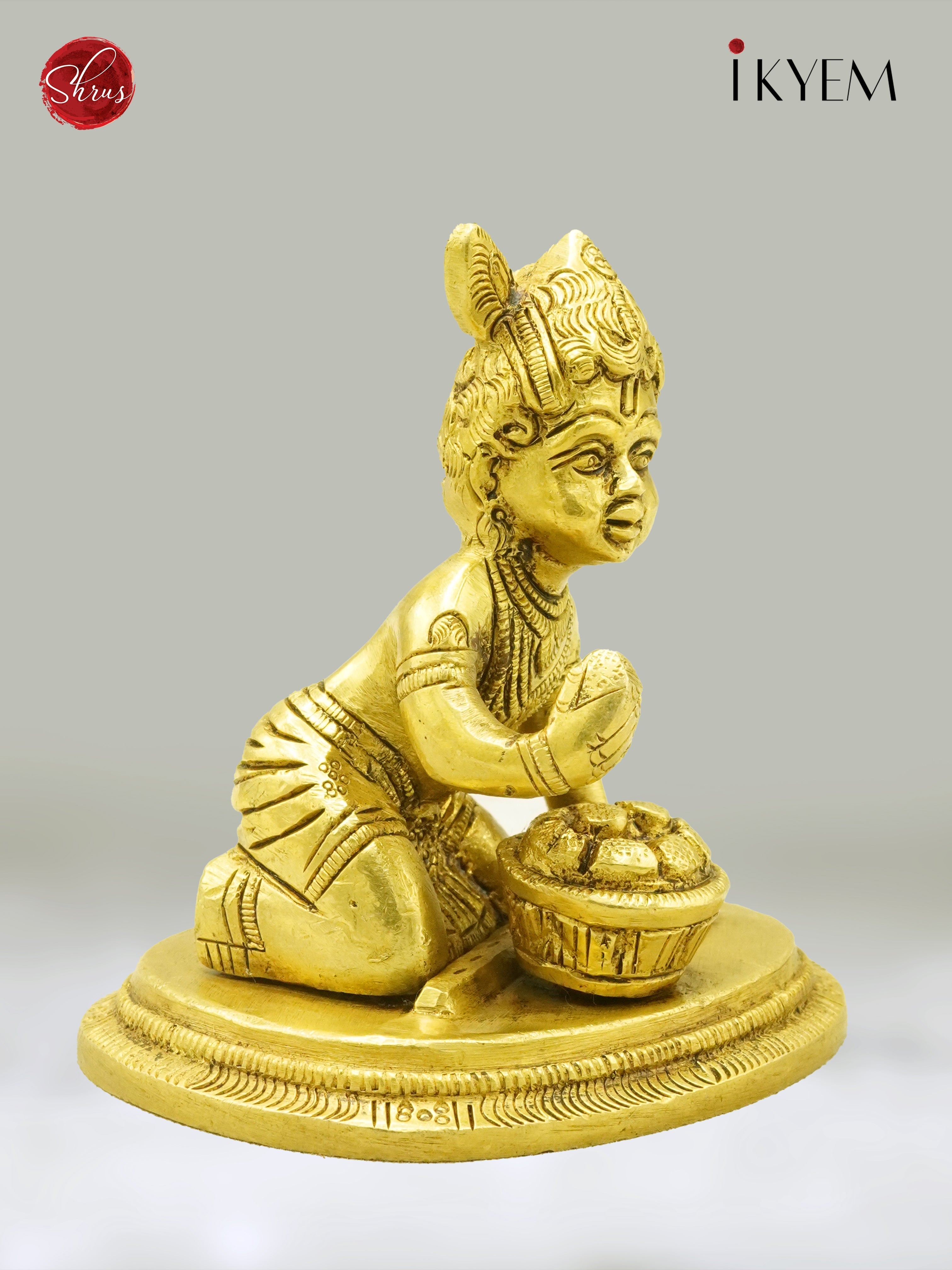 Krishnar Brass Idol