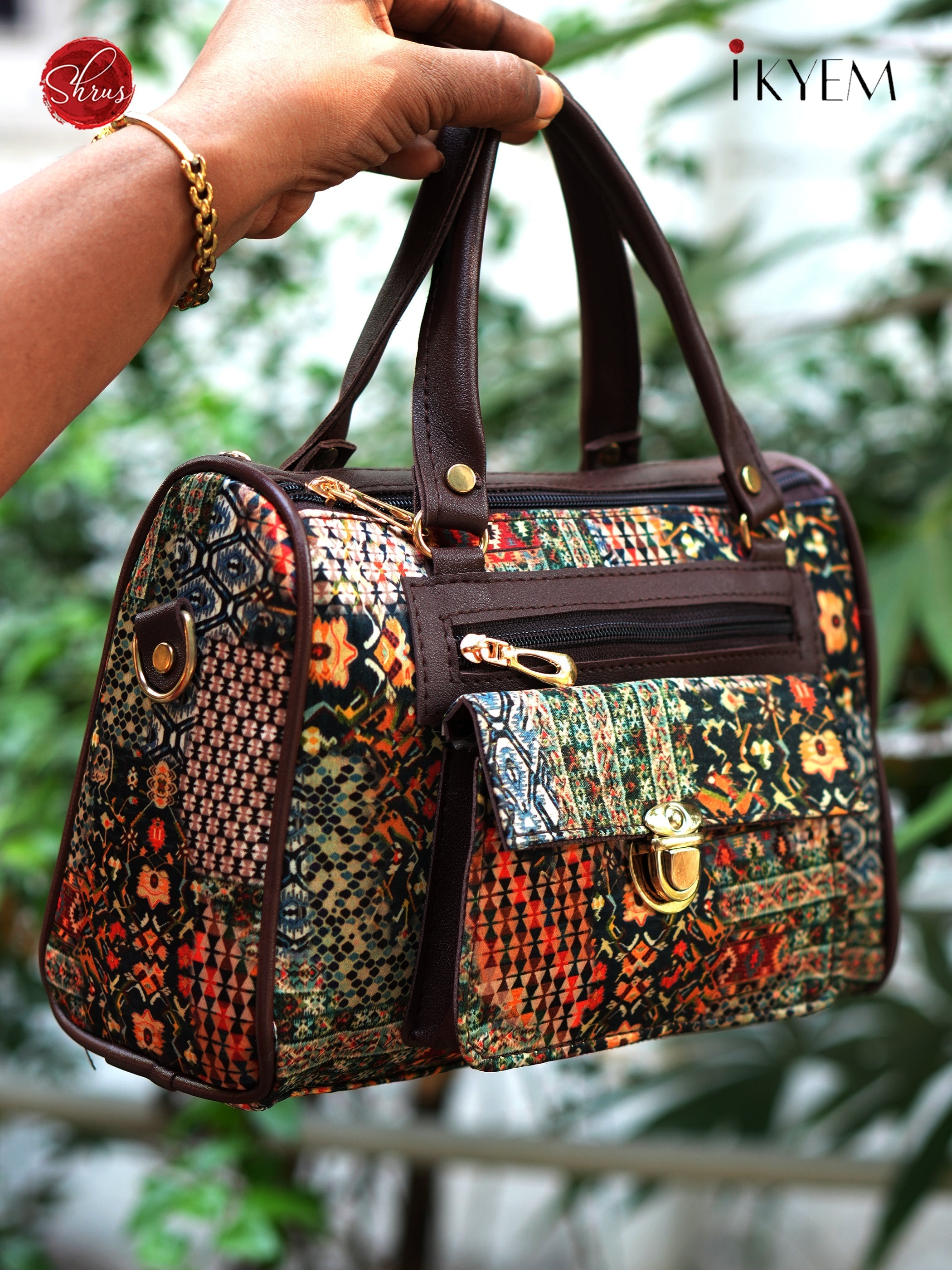 Brown-Hand bag