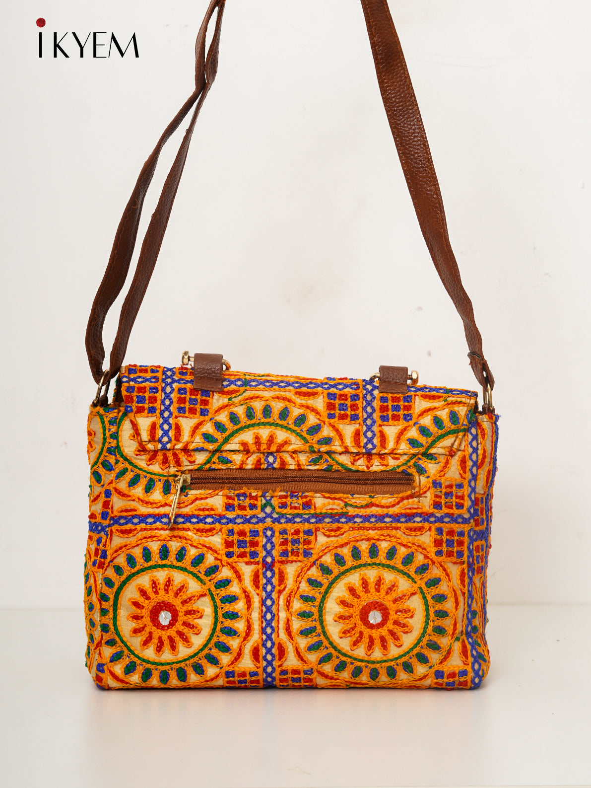 Yellow - Ajrakh Handbag