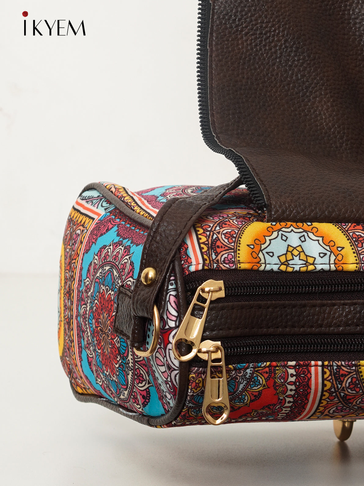 Multicolor & Brown - Ajrakh Handbag