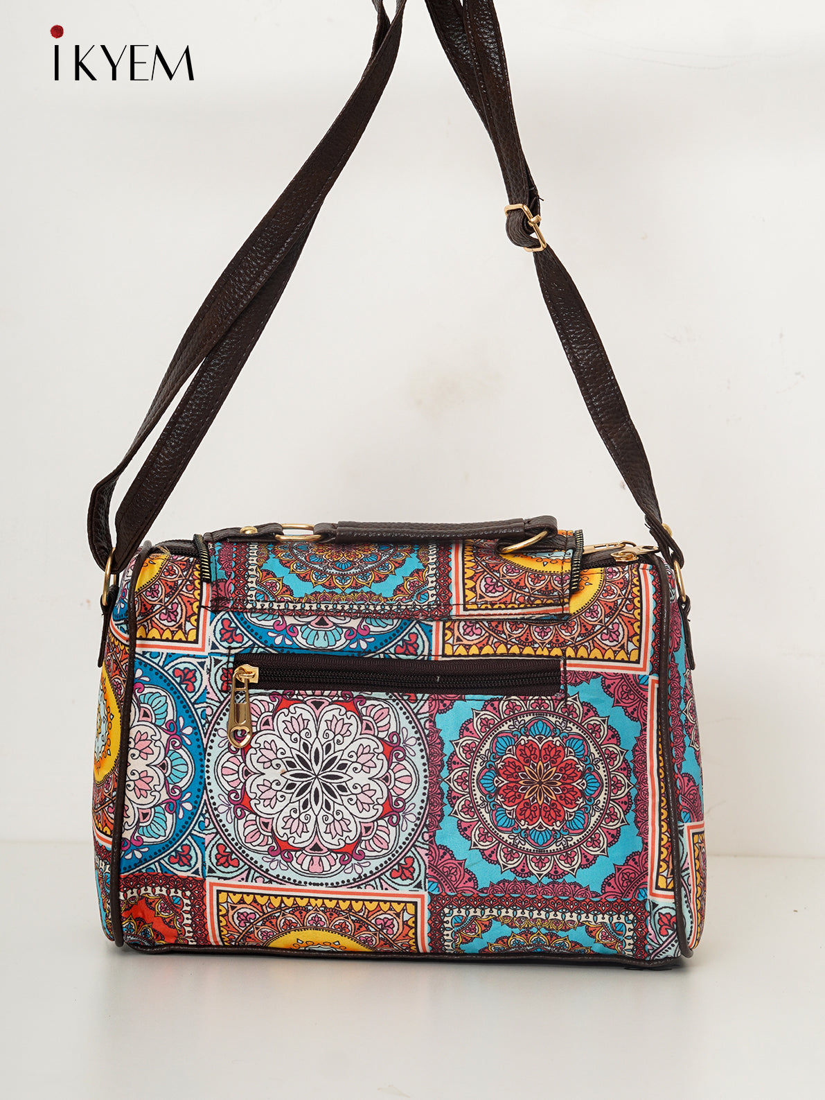 Multicolor & Brown - Ajrakh Handbag