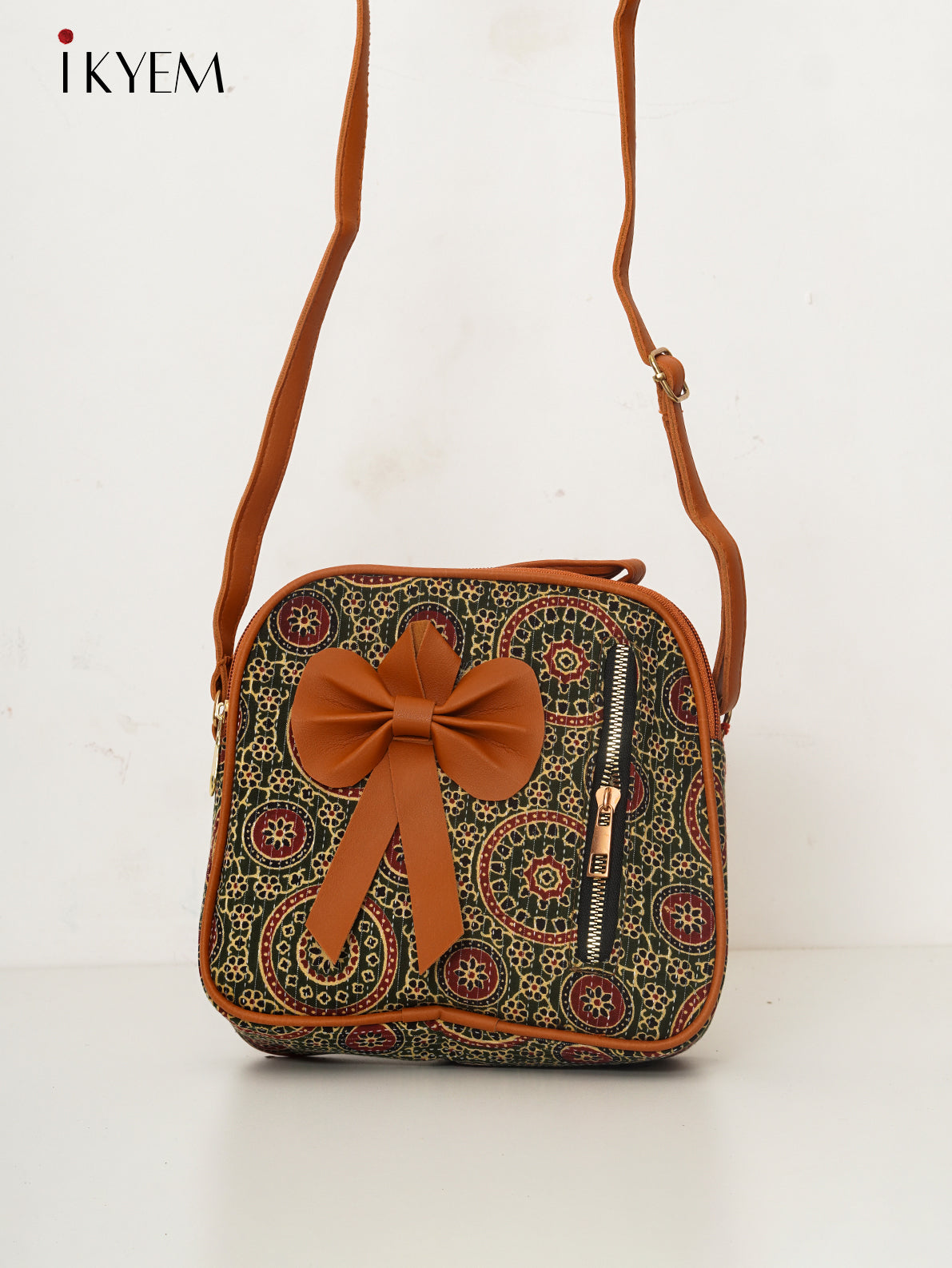 Green & Brown - Ajrakh Hand Bag