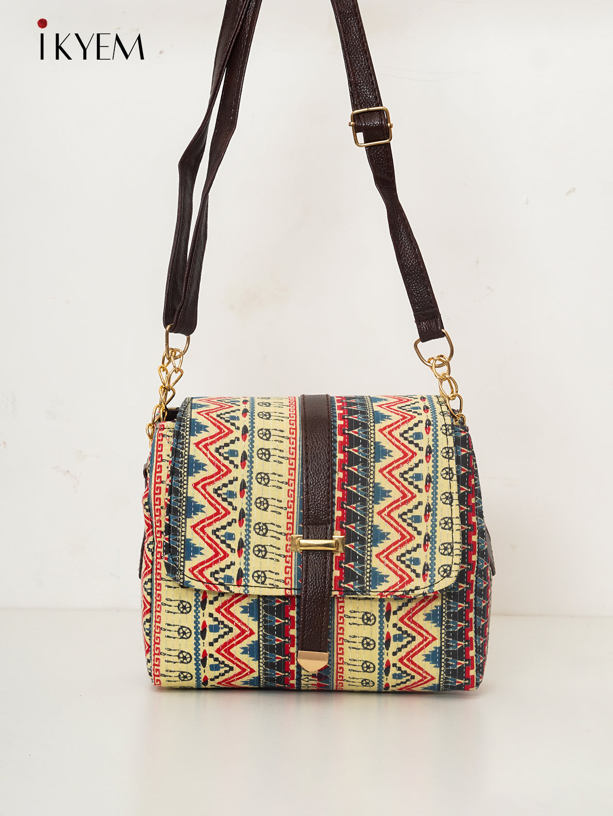 Cream - Ajrakh Handbags