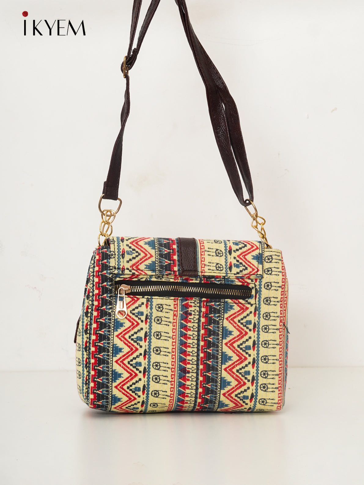 Cream - Ajrakh Handbags