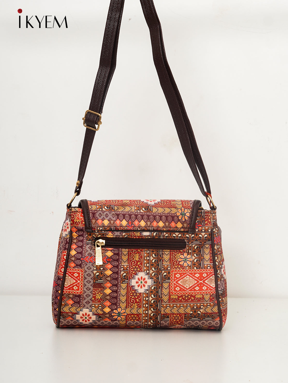 Brown - Ajrakh Handbag