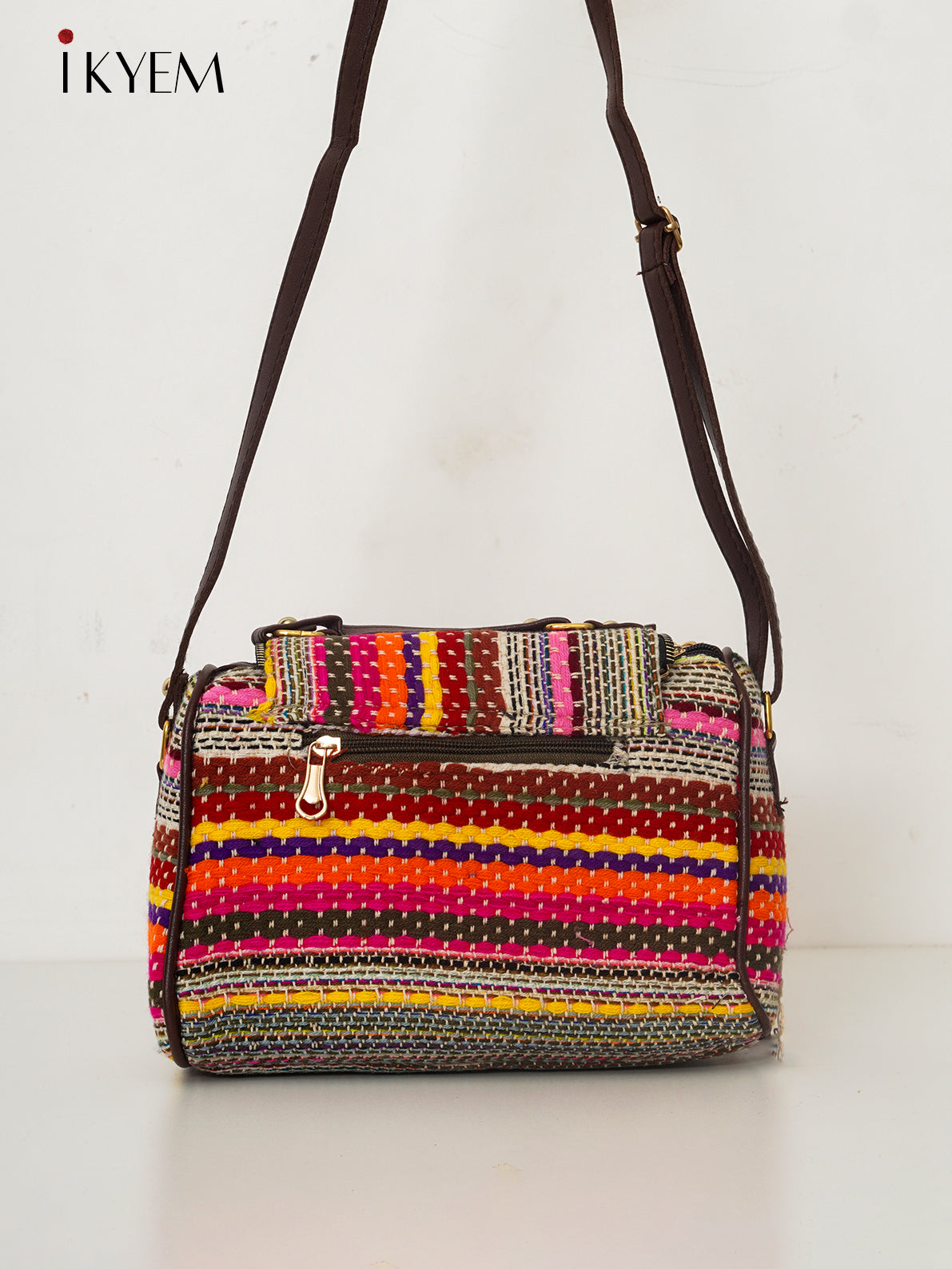 Multicolor & Brown - Ajrakh Handbag
