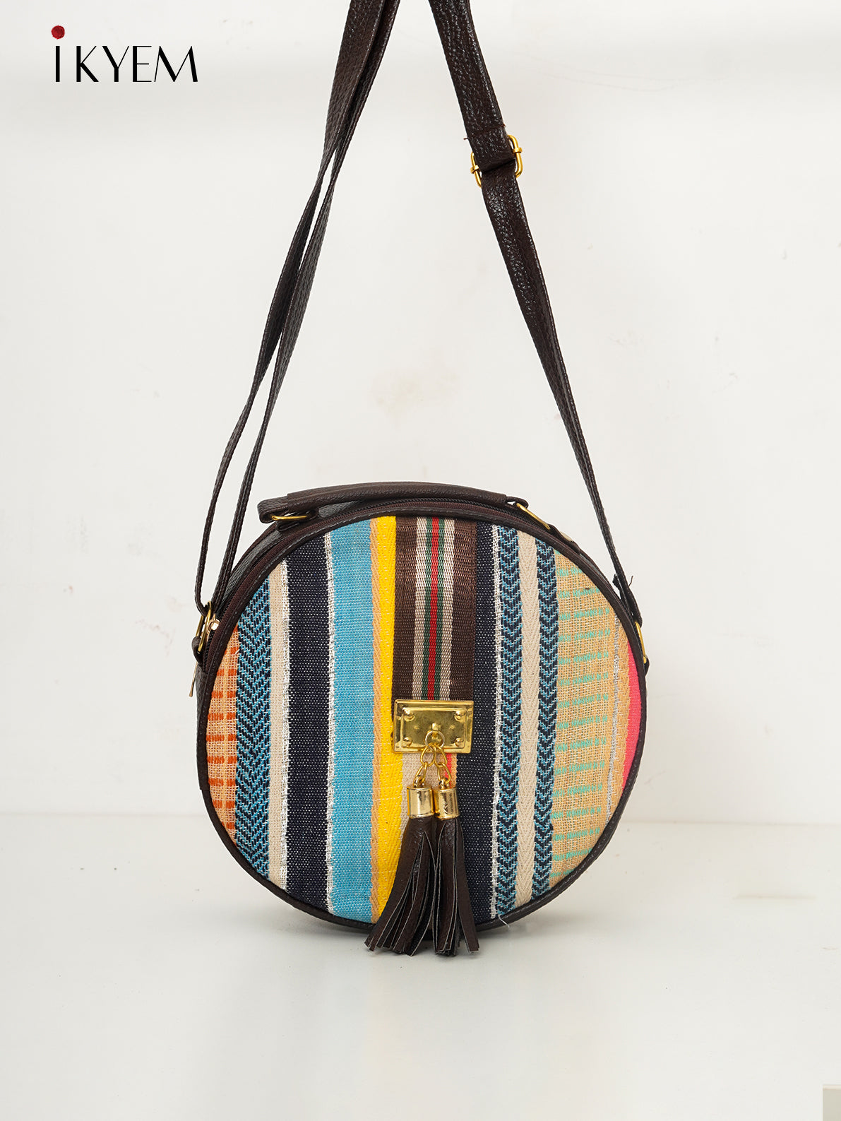 Multicolor & Brown - Ajrakh Hand Bag