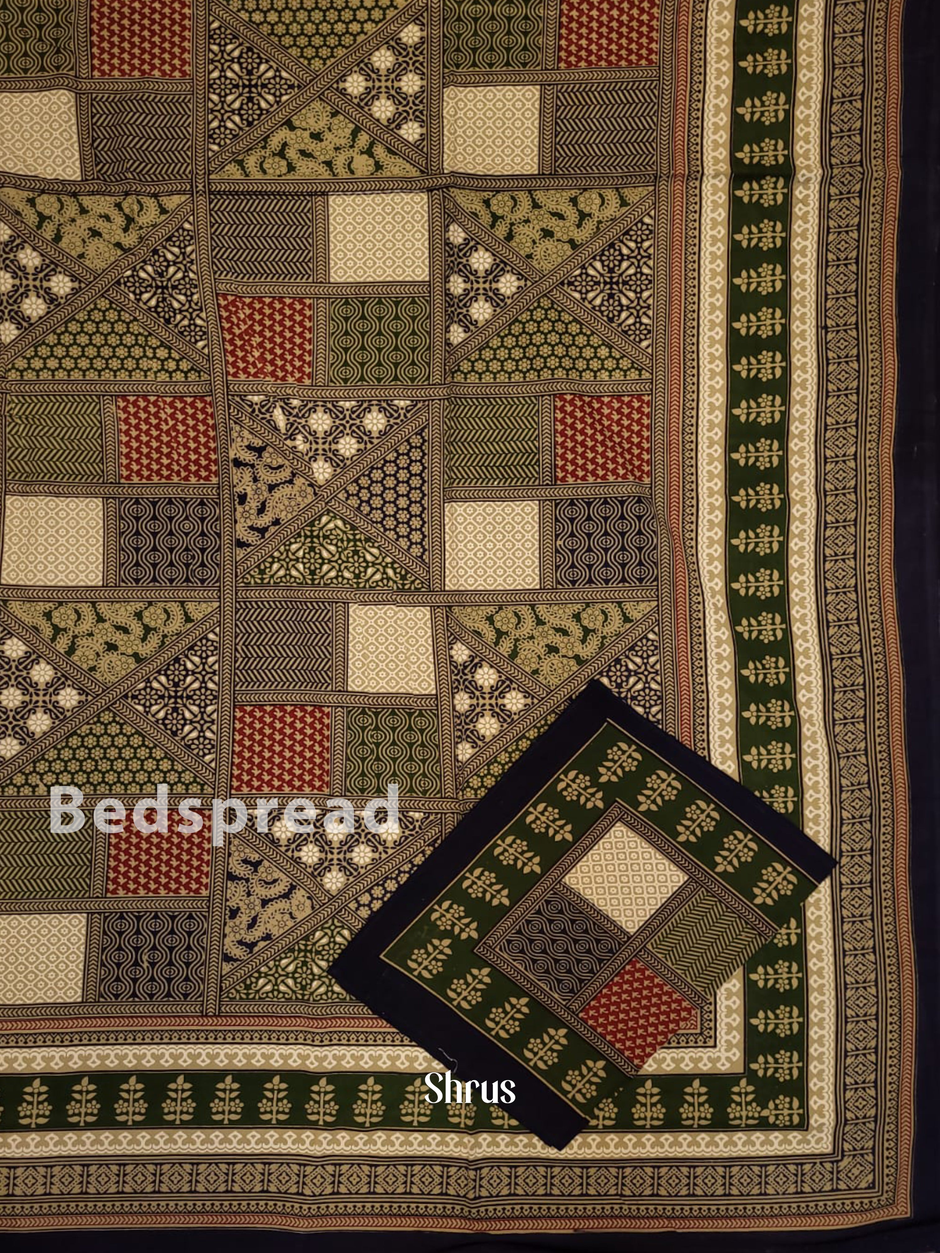 Blue & Green - Bed Spreads