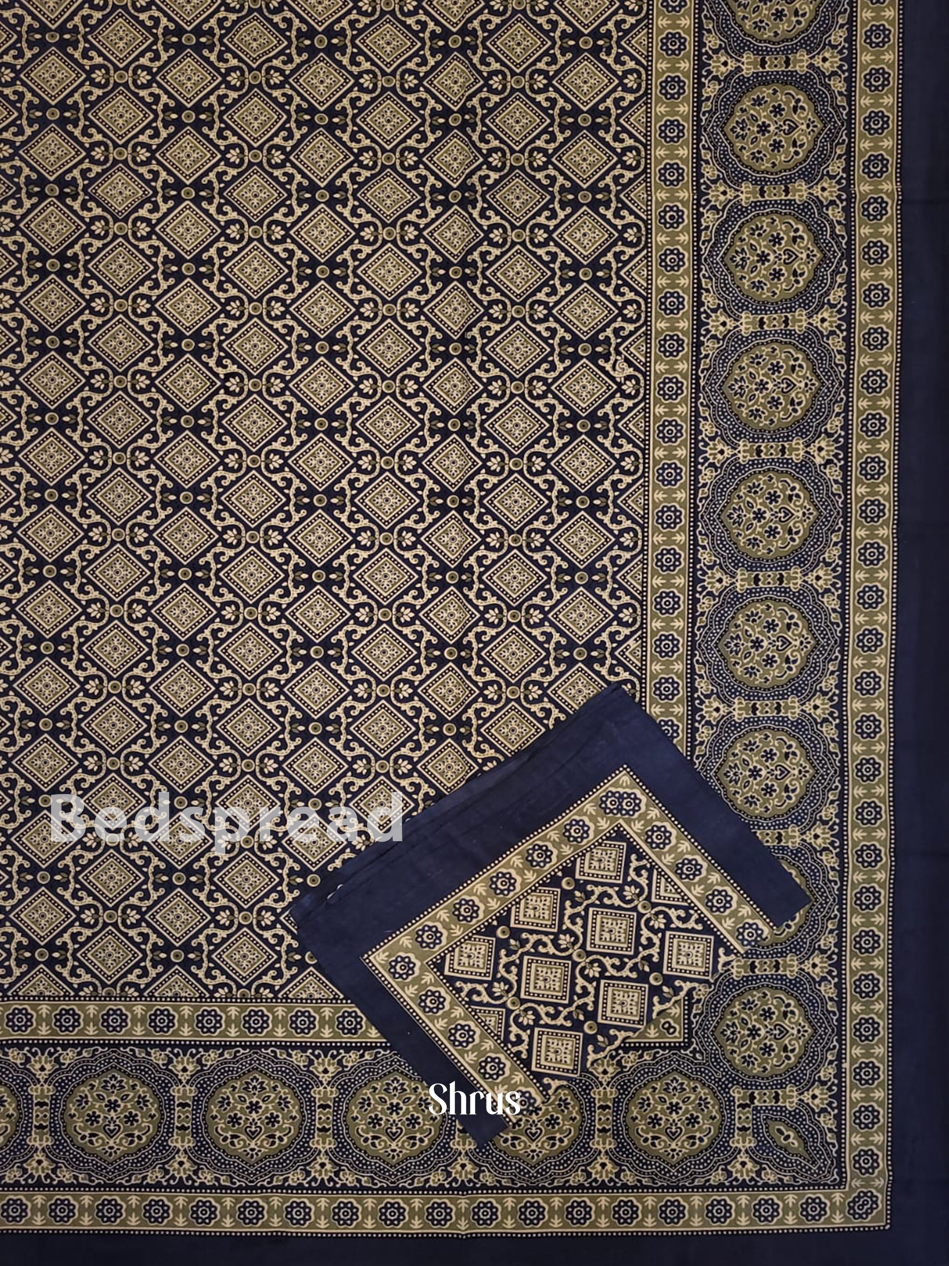 Indigo & Cream - Bed Spreads