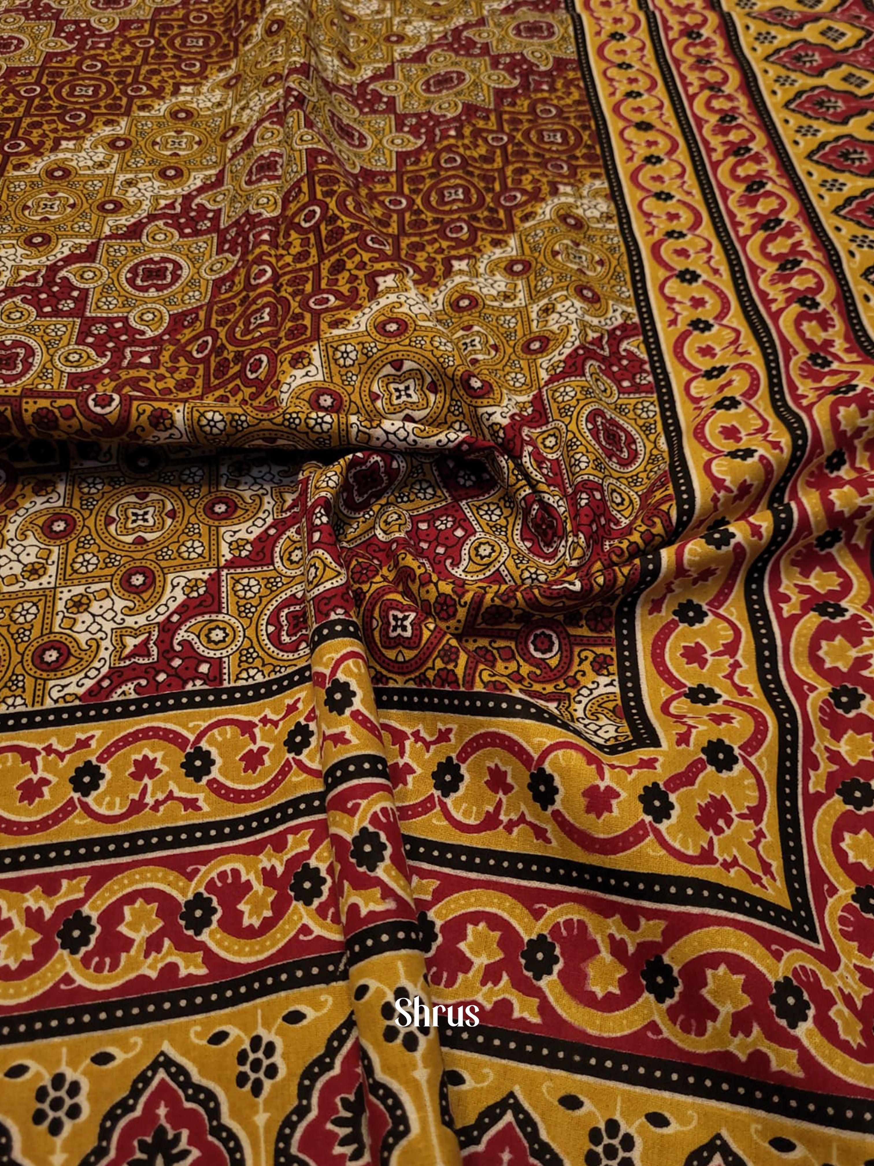 Mustard & Maroon - Bed Spreads