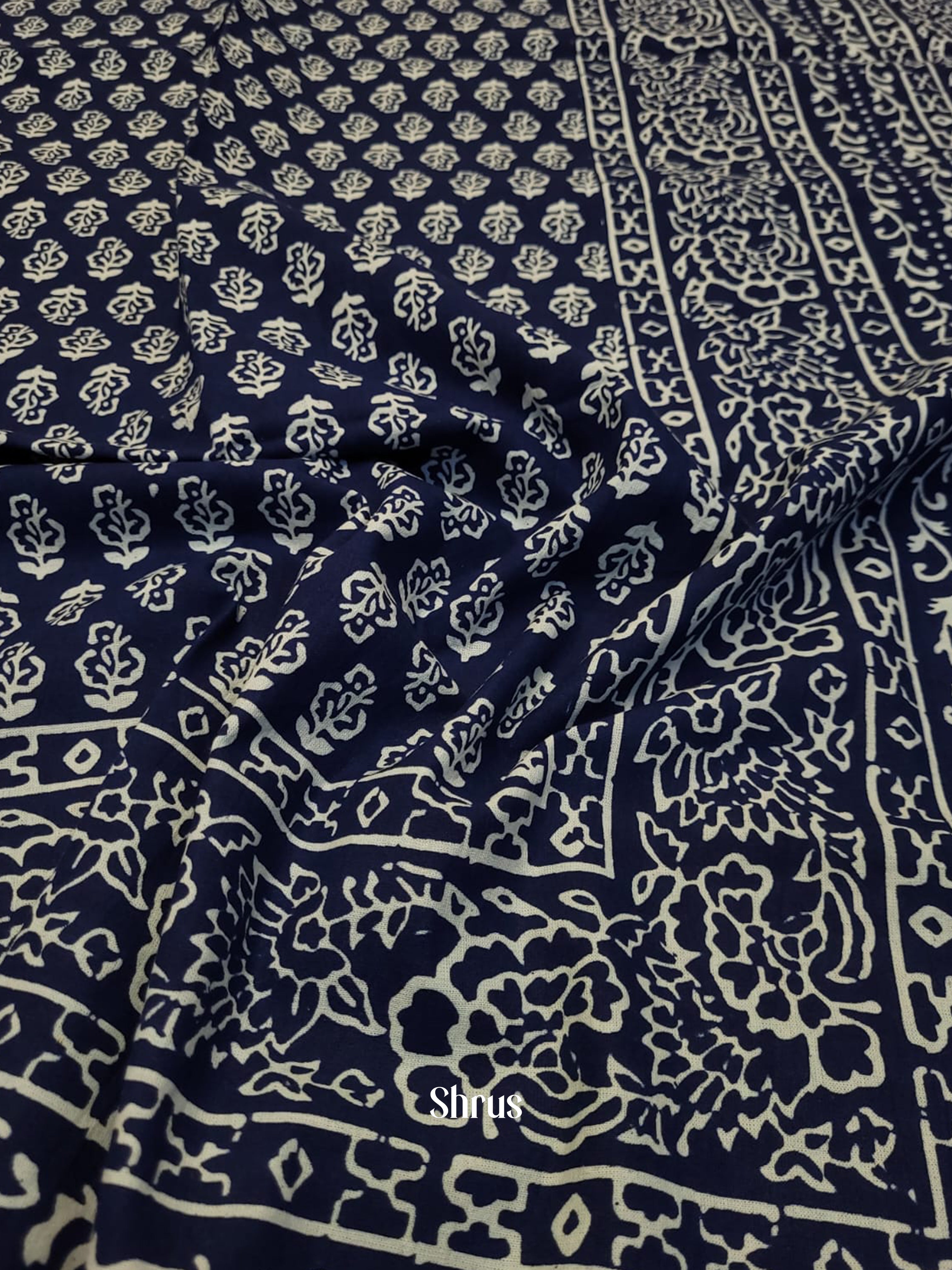 Indigo & Cream -Bed Spreads