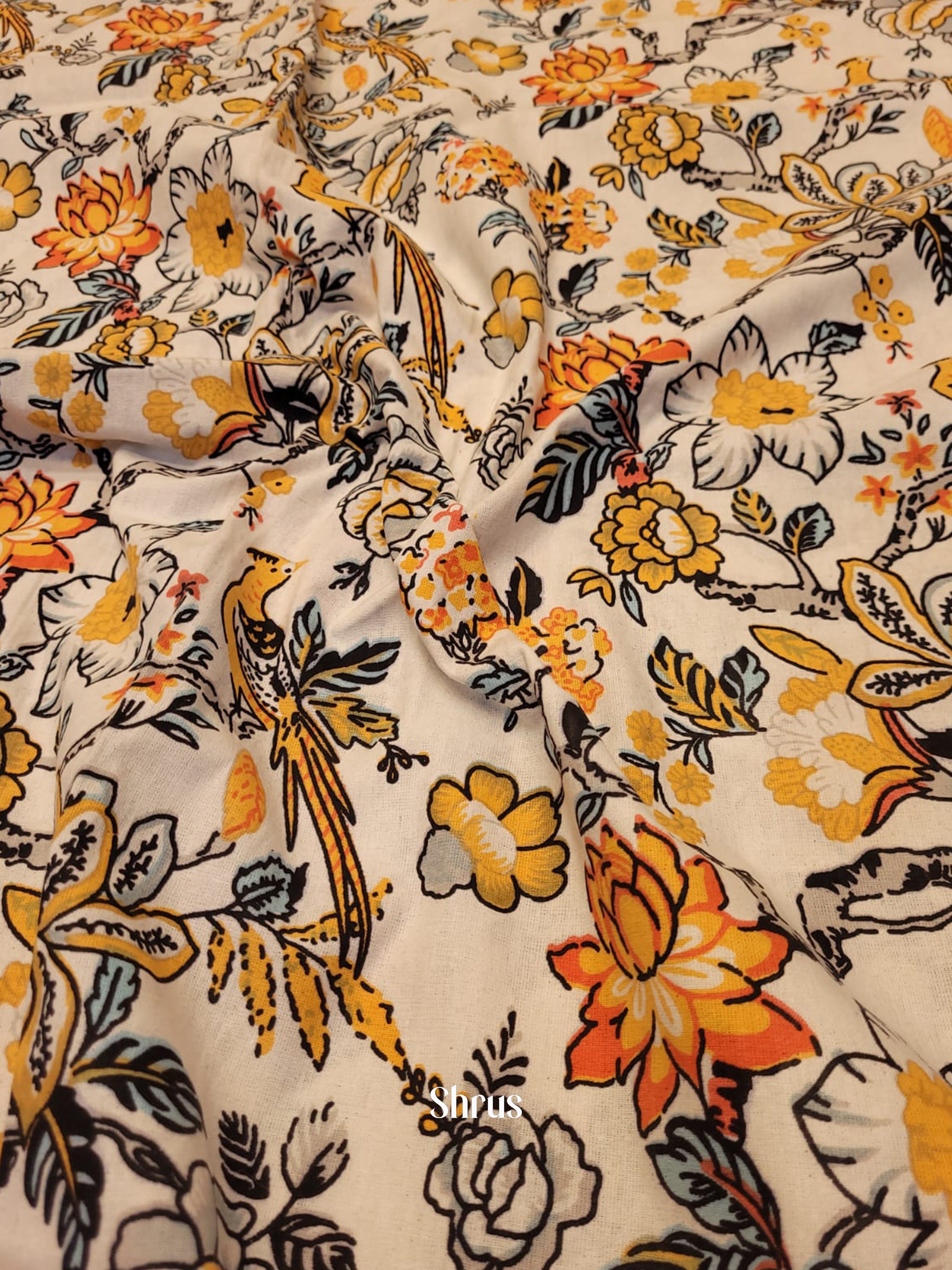 Cream & Yellow - Bed Spreads