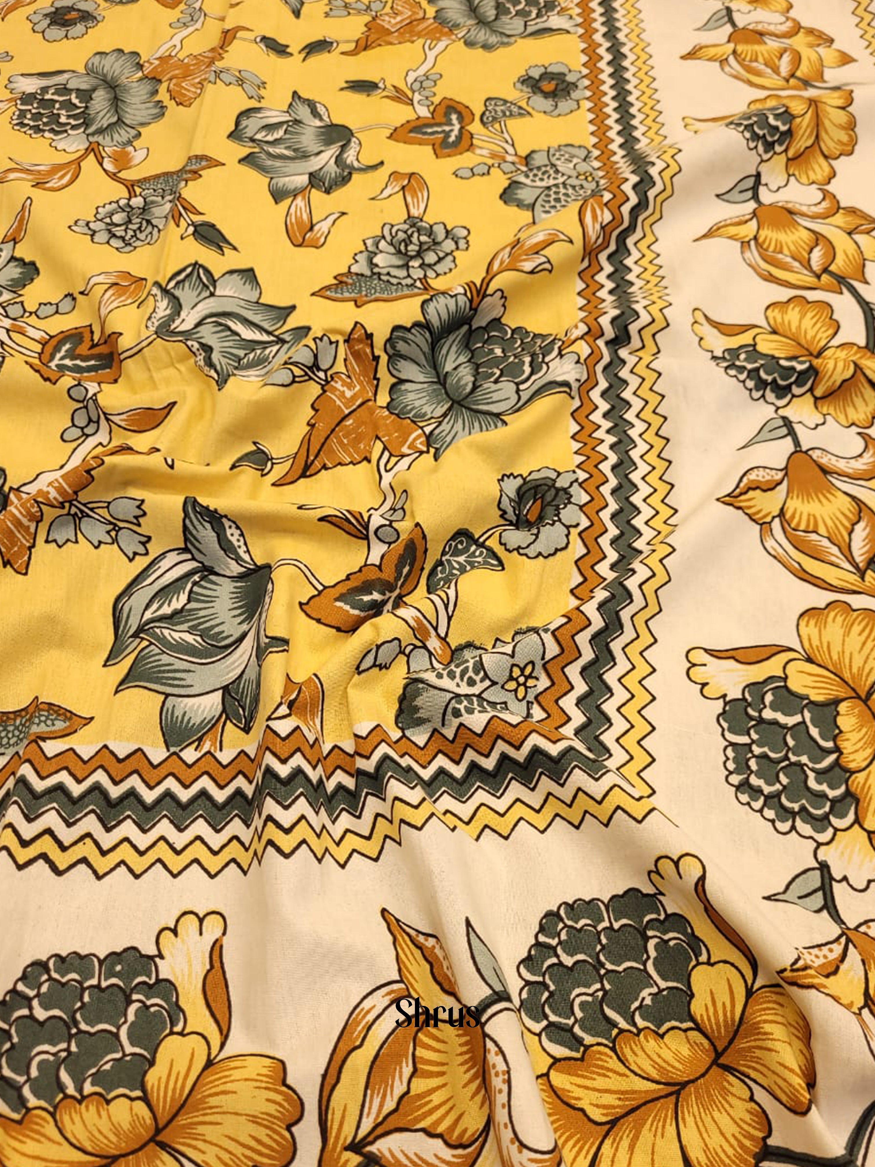 Yellow & Cream - Bed Spreads