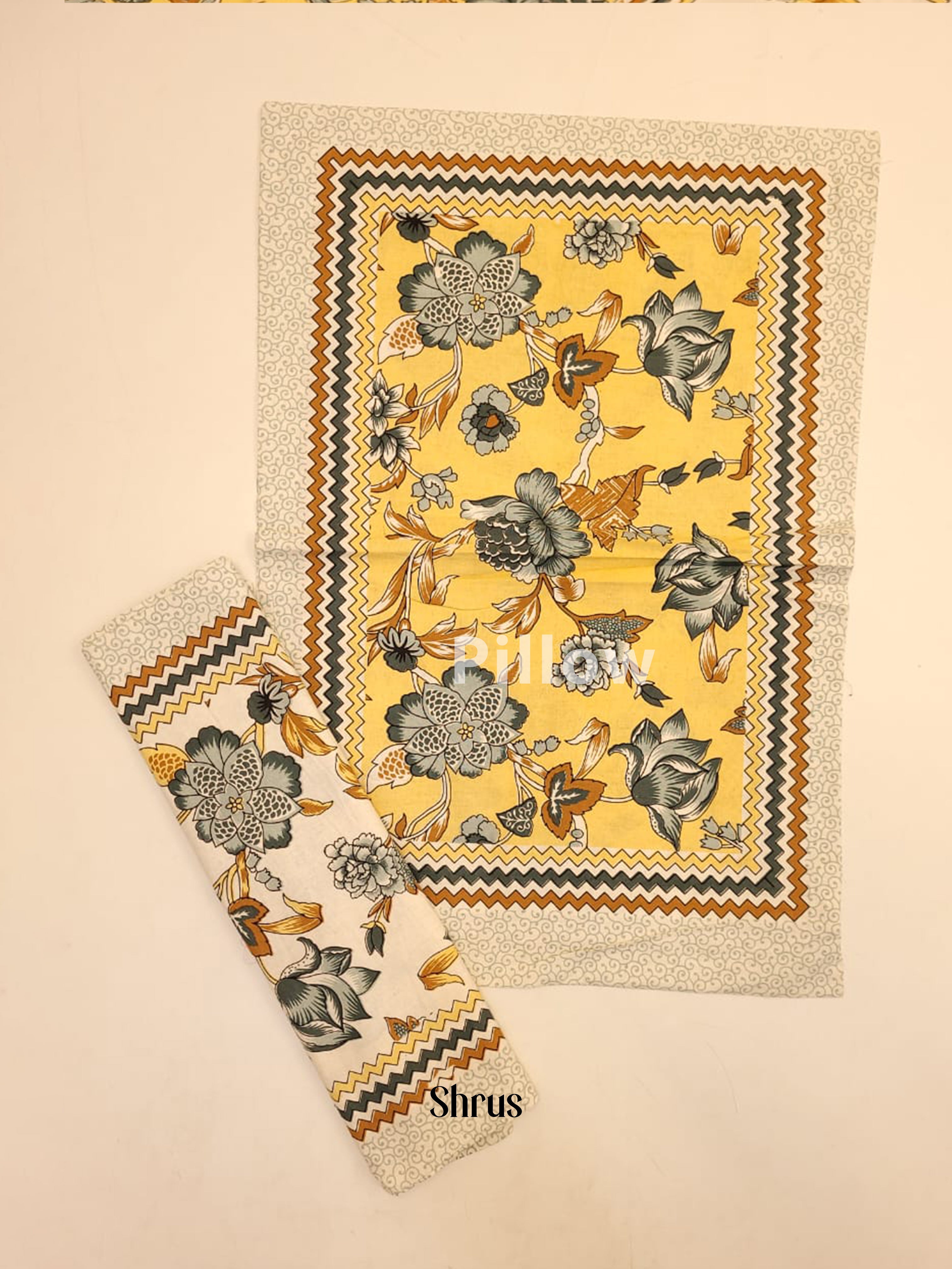 Yellow & Cream - Bed Spreads