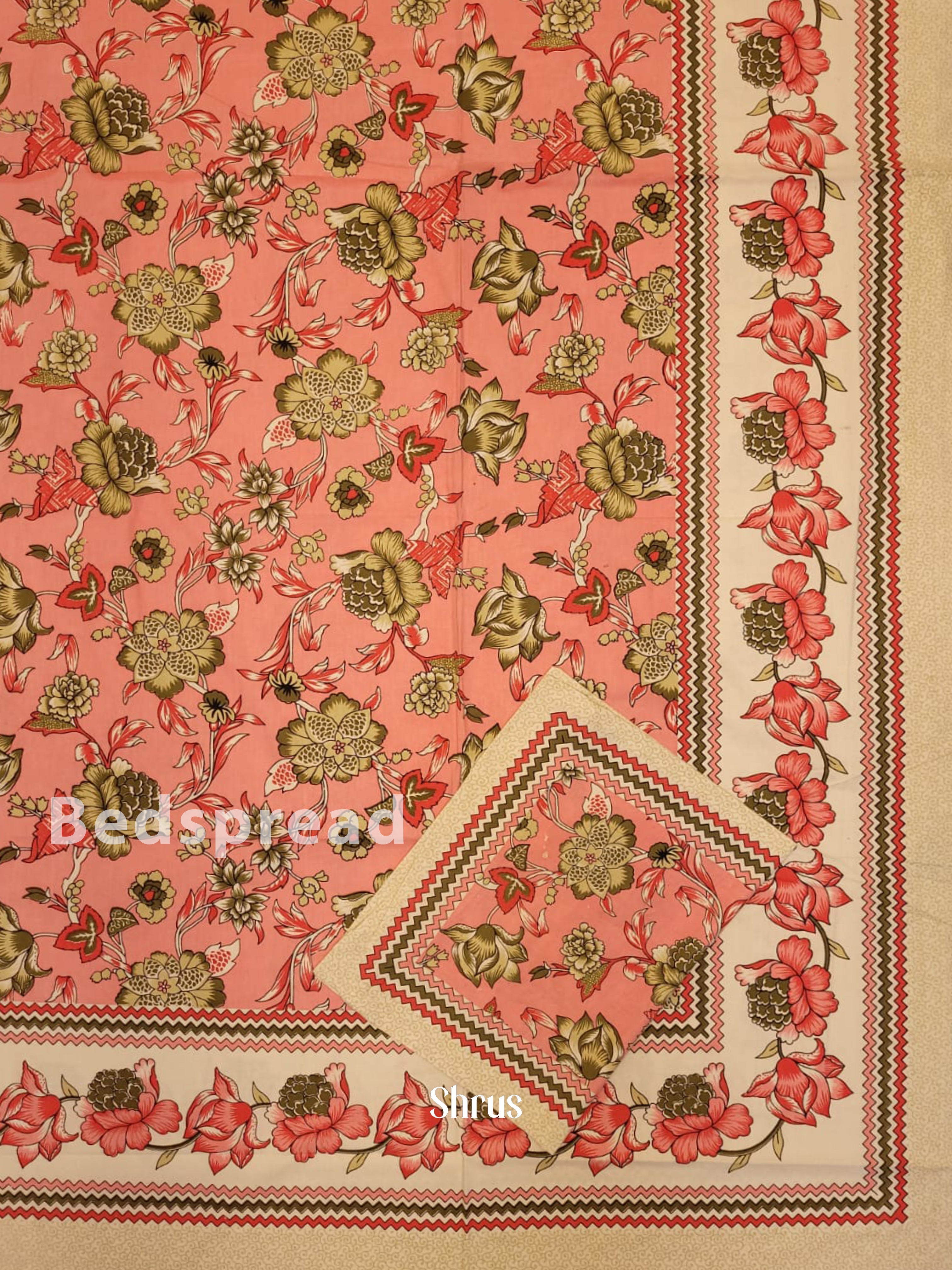 Peach & Cream - Bed Spreads