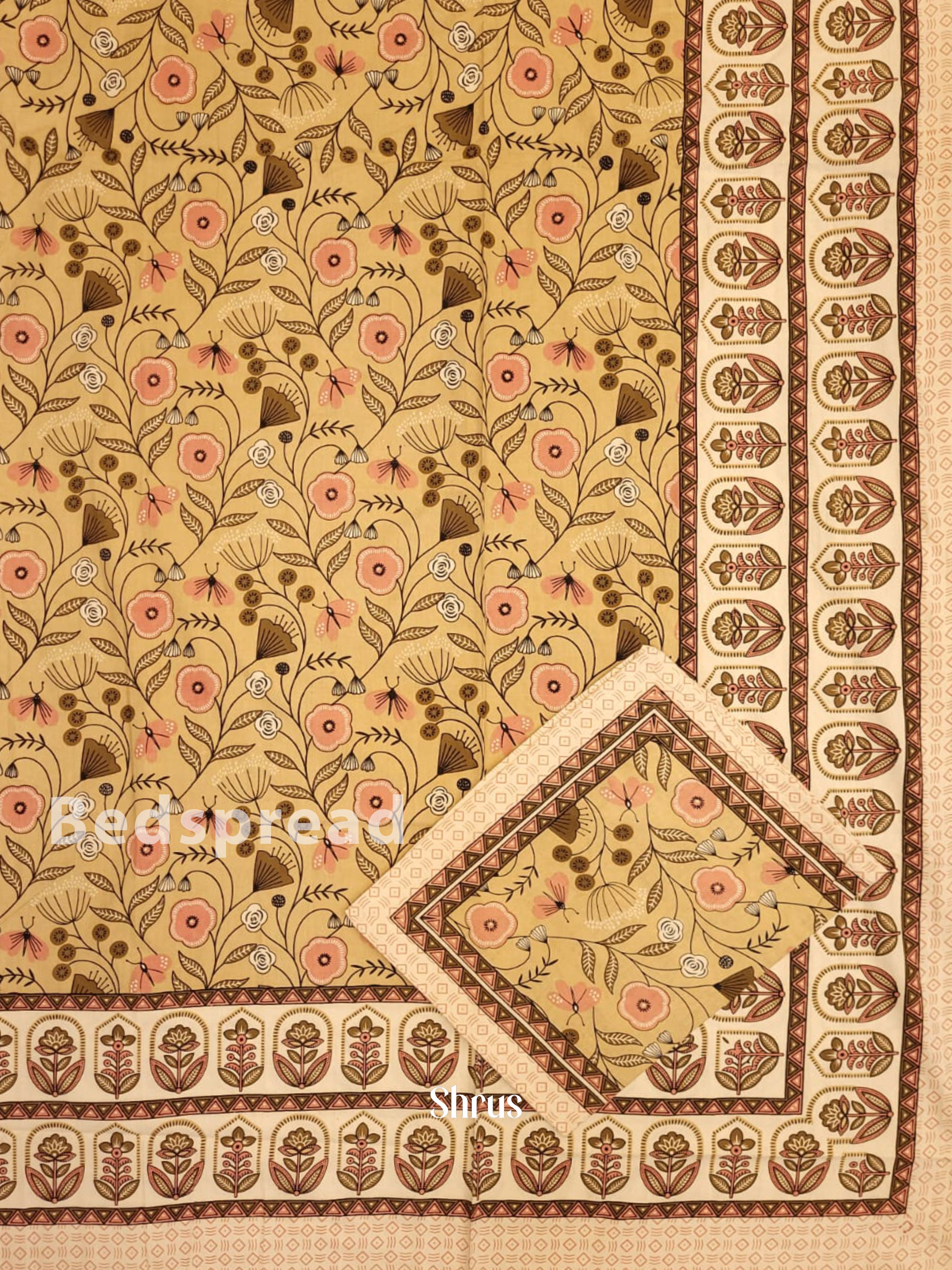 Cream & Beige - Bed Spreads