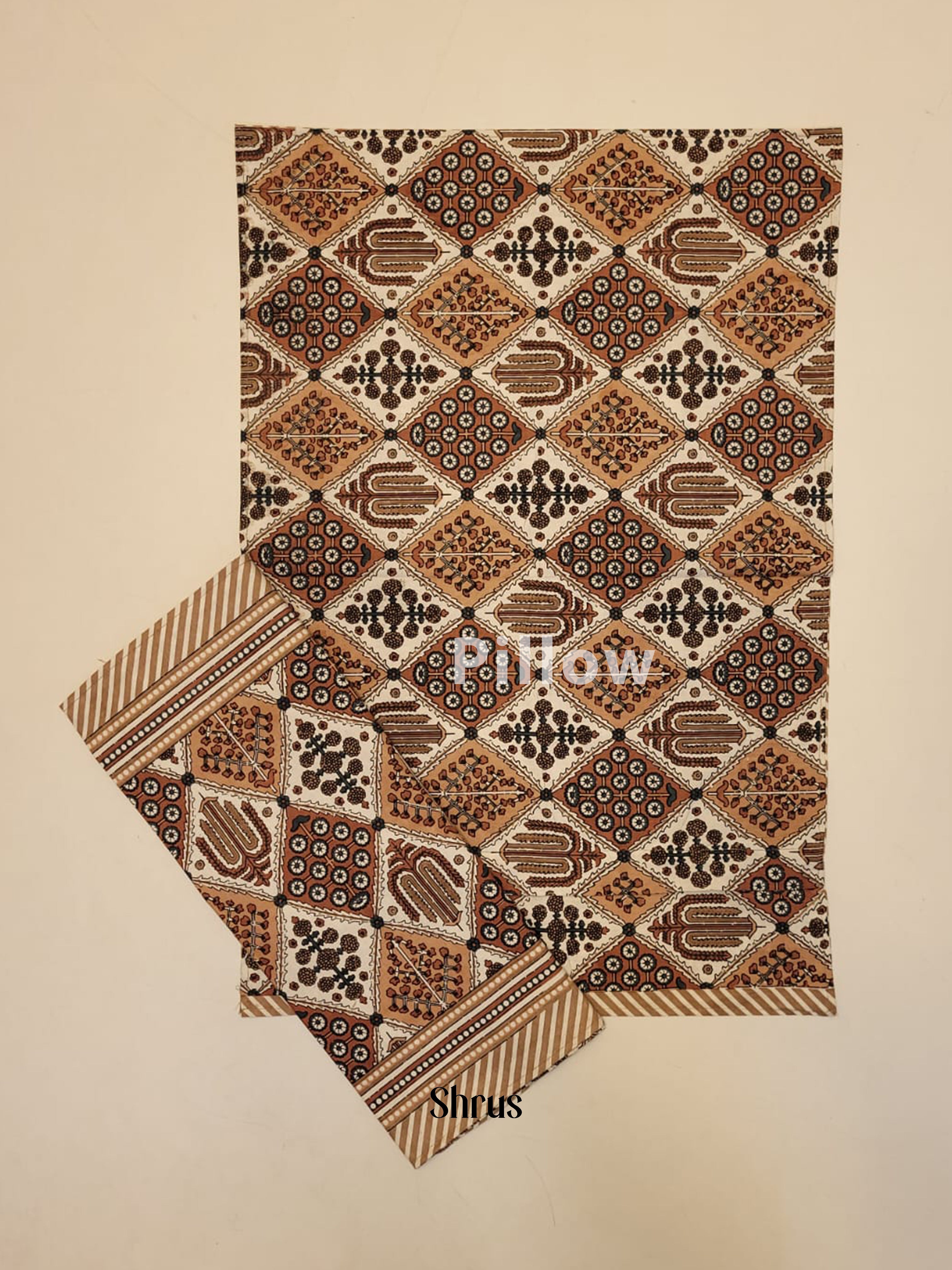 Brown & Cream - Bed Spreads