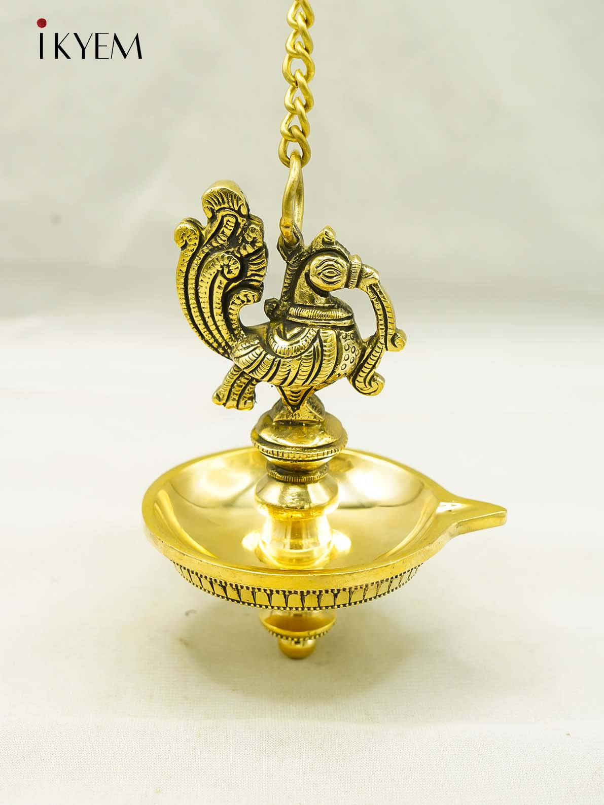 Brass Peacock Hanging Vilakku