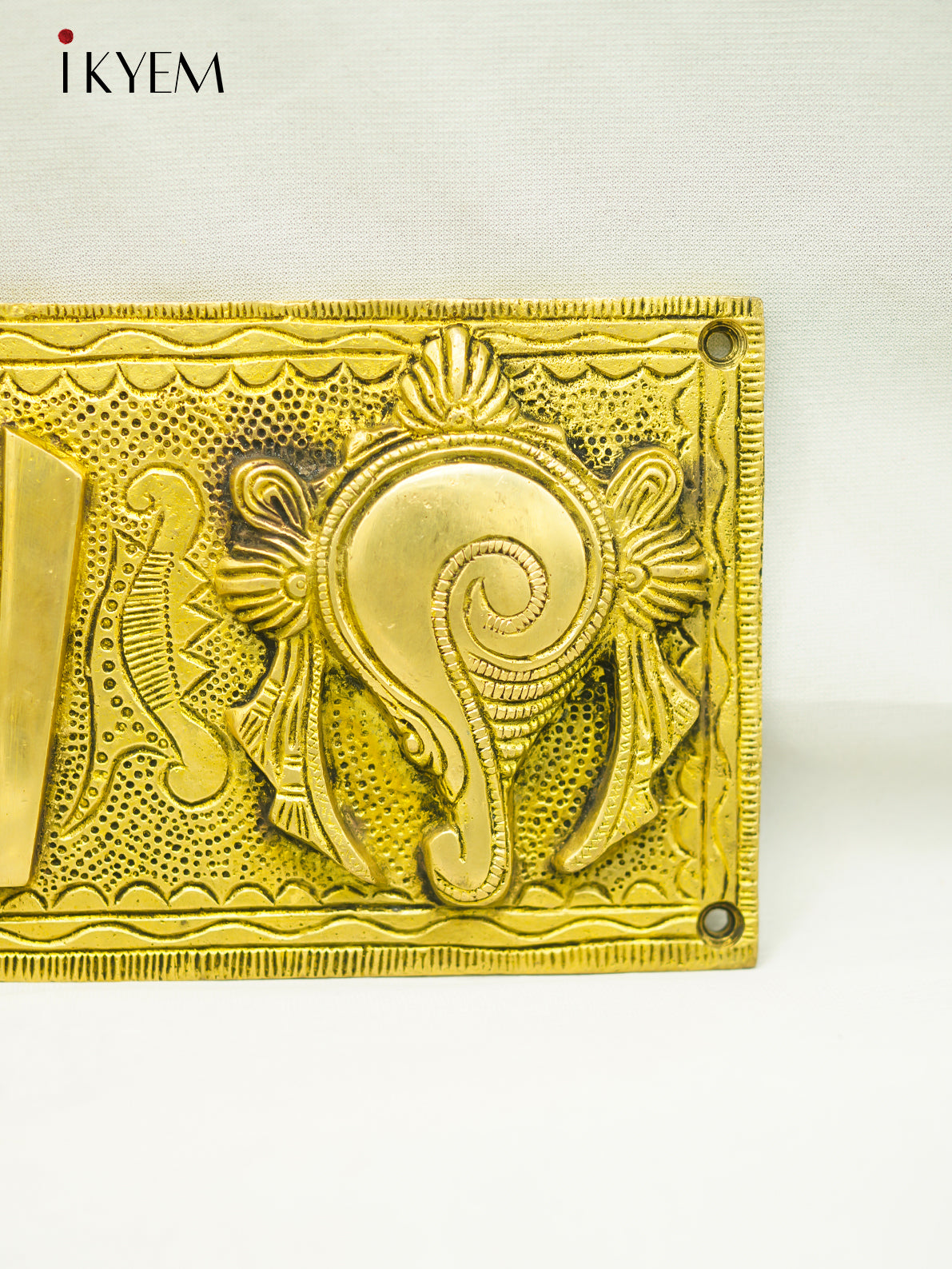 Brass Shanku Chakra Thiru Namam Wall Hanging