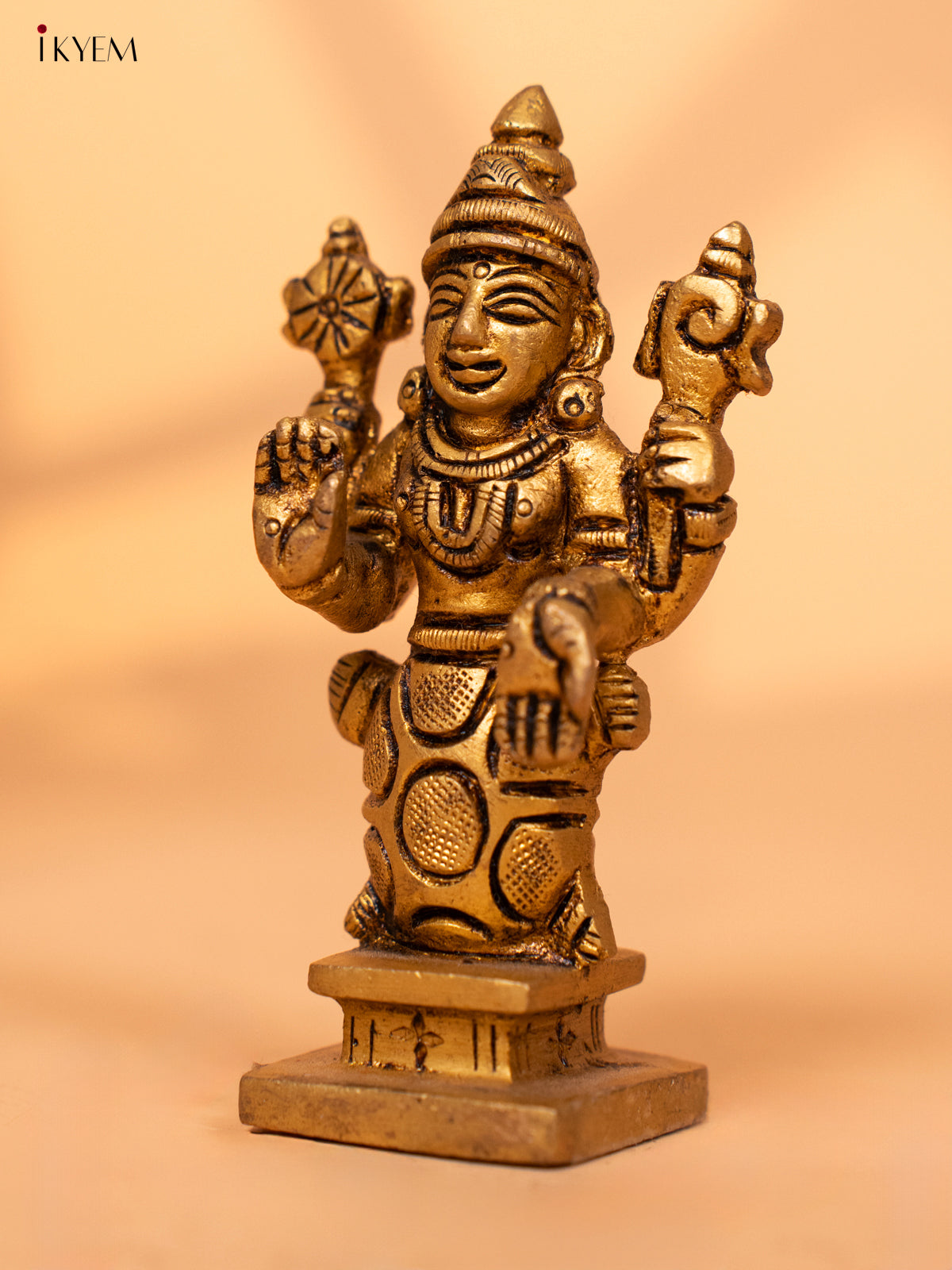 Brass Visnu Kurma Avatar Idol - 3.1 Inch - 4FJ14088