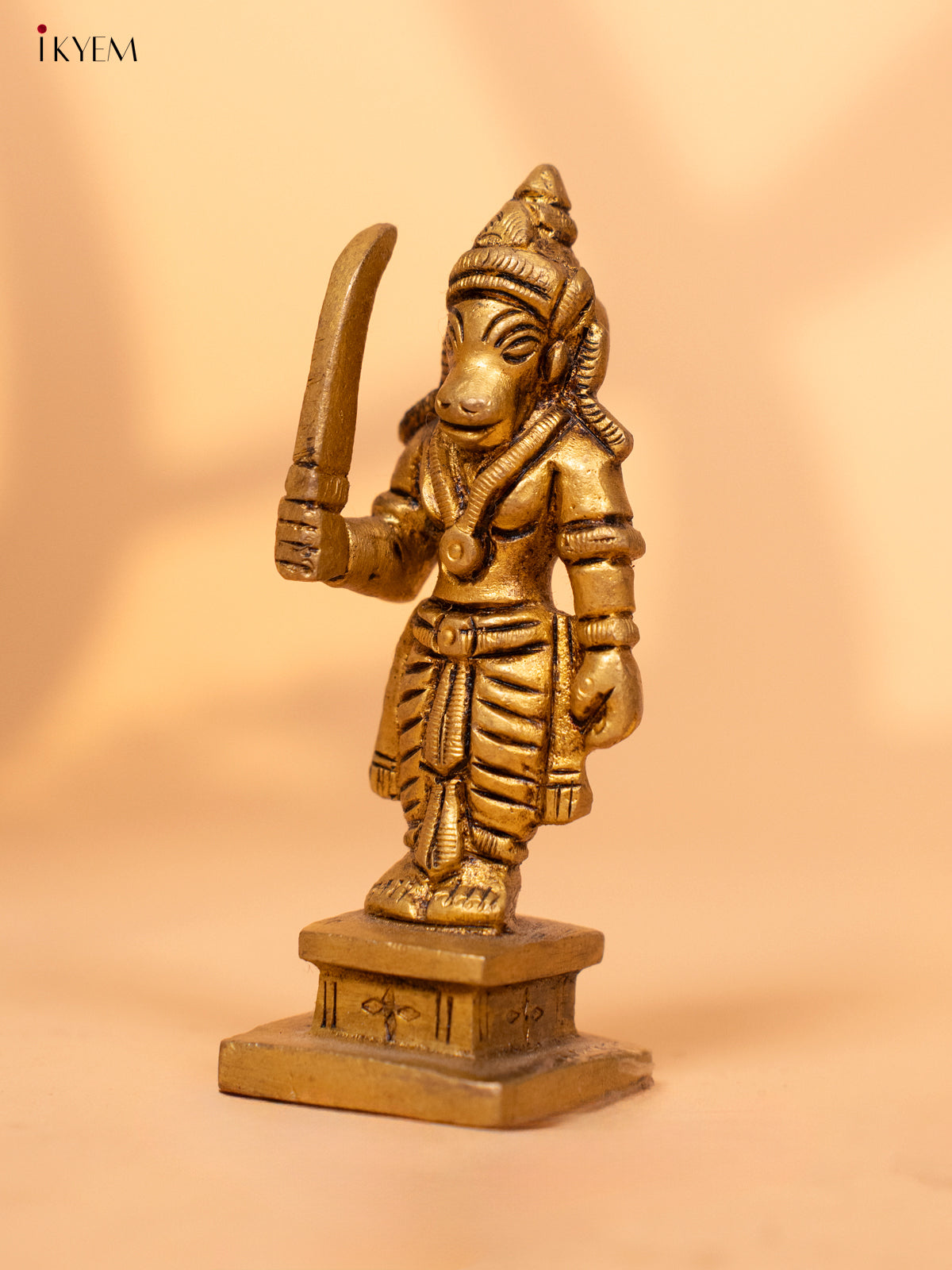 Brass Vishnu Varaha Idol - 3.3 inch- 4FJ14089