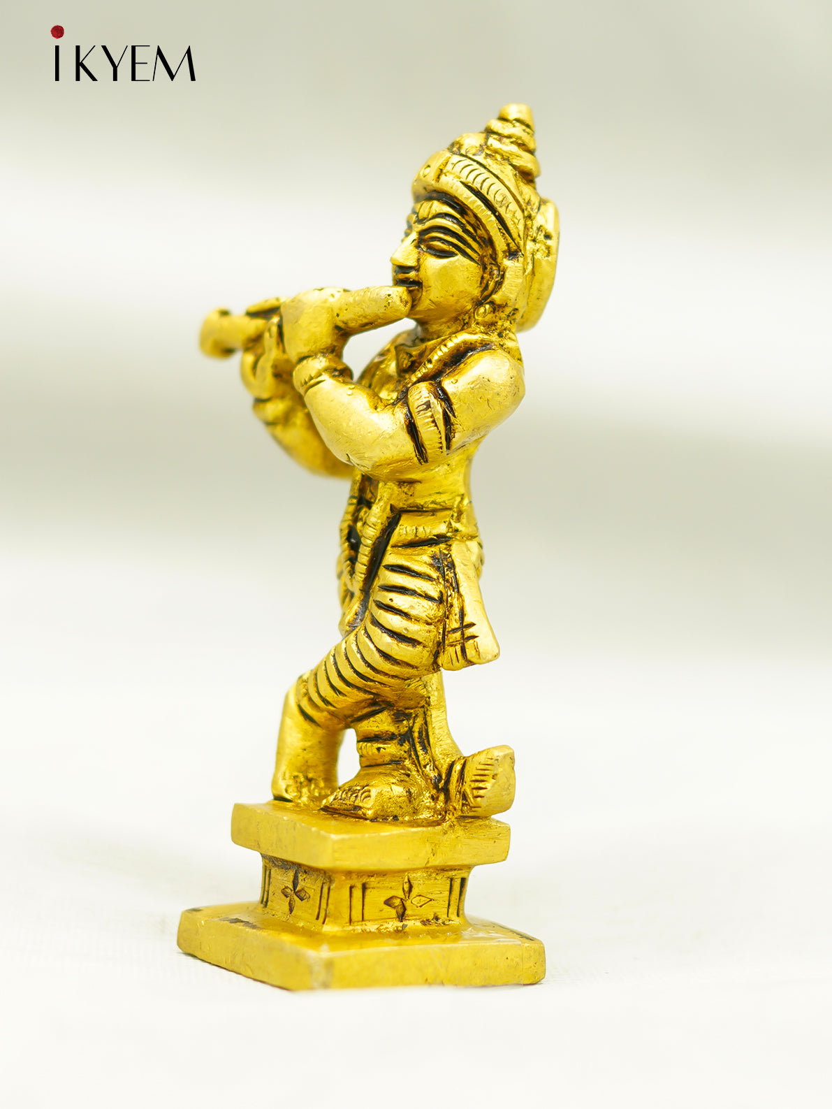 Brass Lord Krishna Idol