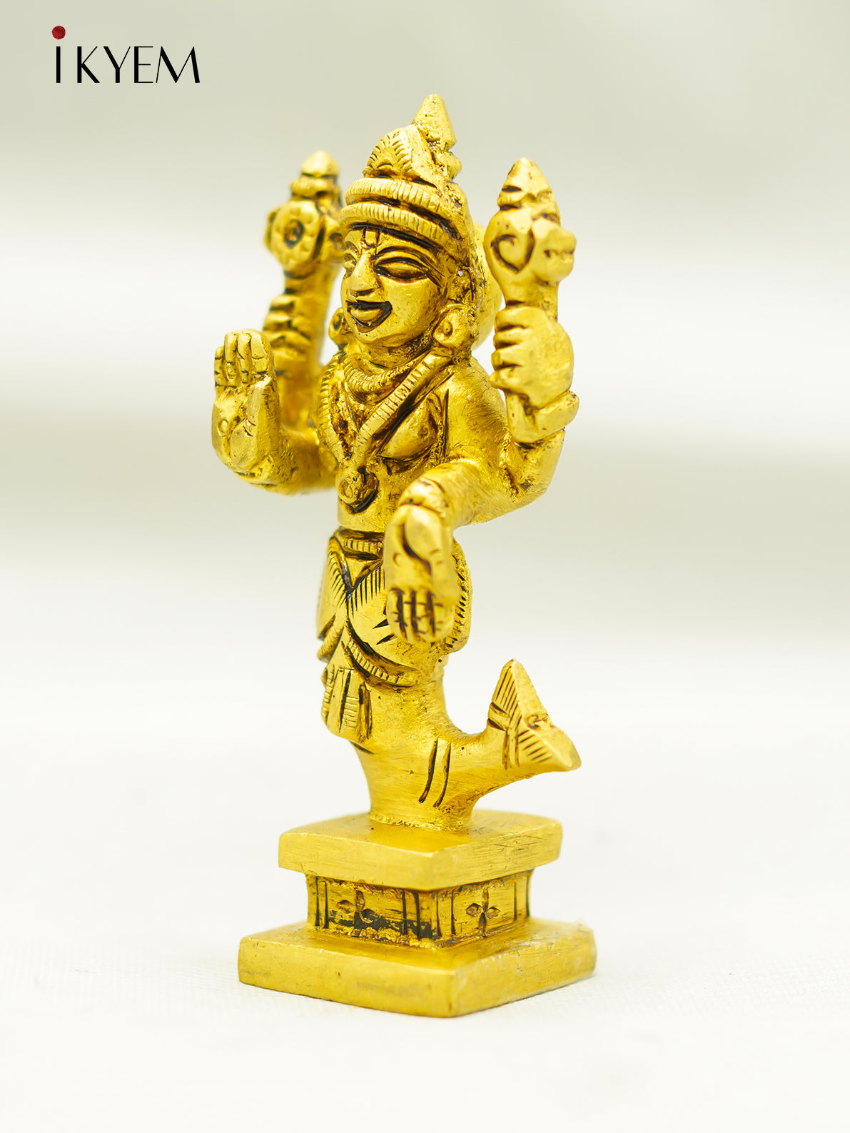 Brass Vishnu Macha Idol