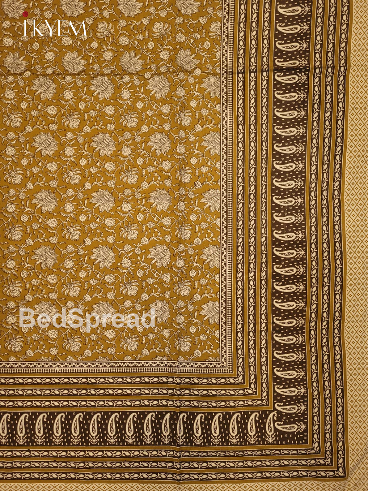 Mustard & Brown - Bed Spread