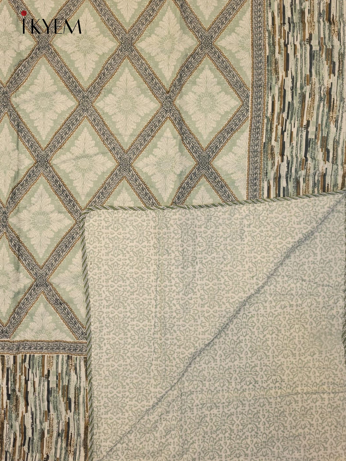 Green & Grey Dohar - Single - 4GJ03279