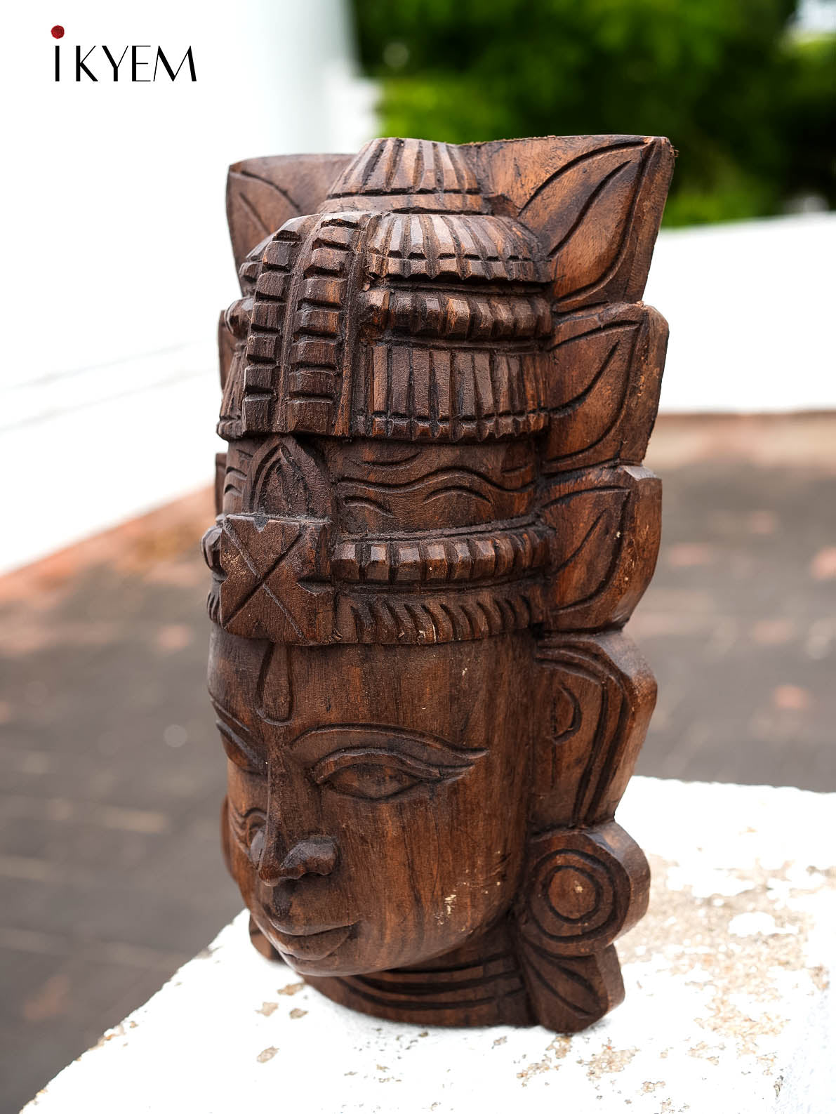 Hand crafted wooden Ramar Mask