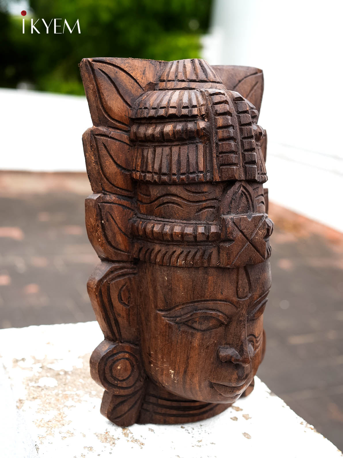 Hand crafted wooden Ramar Mask