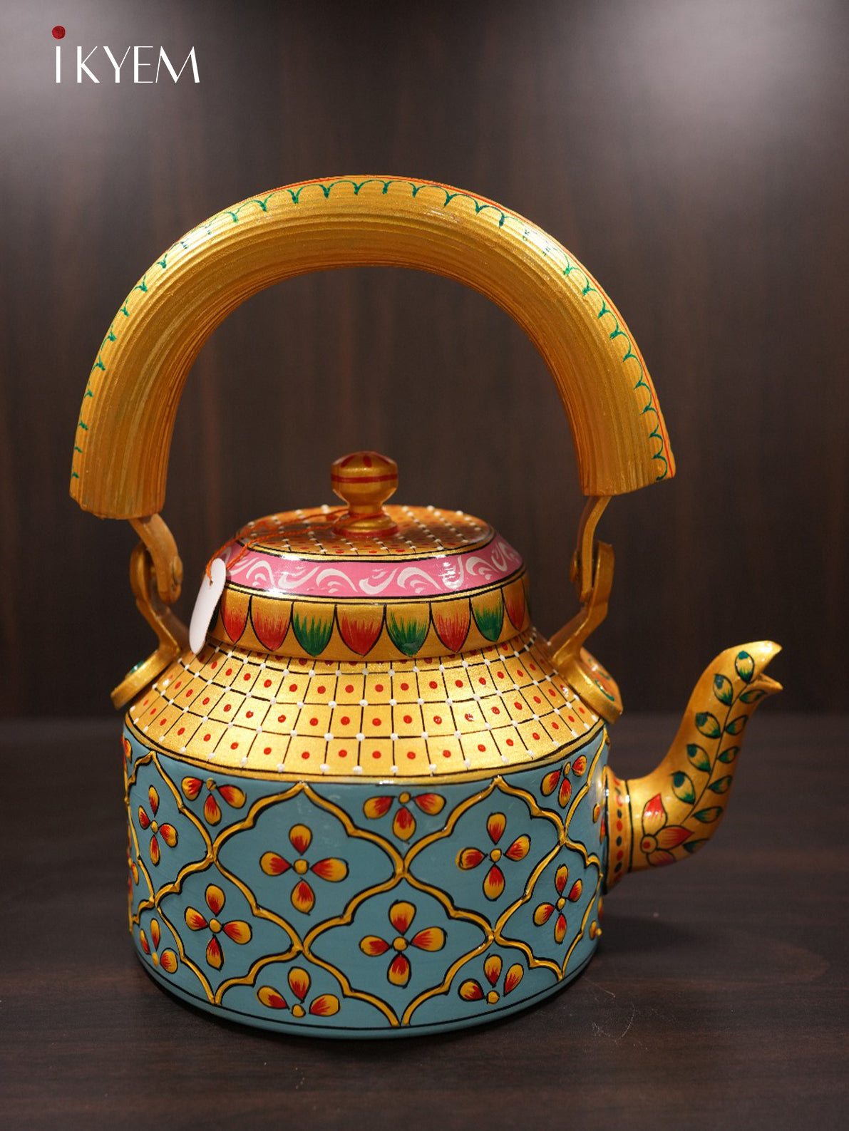 Hand Painted Steel Kettle