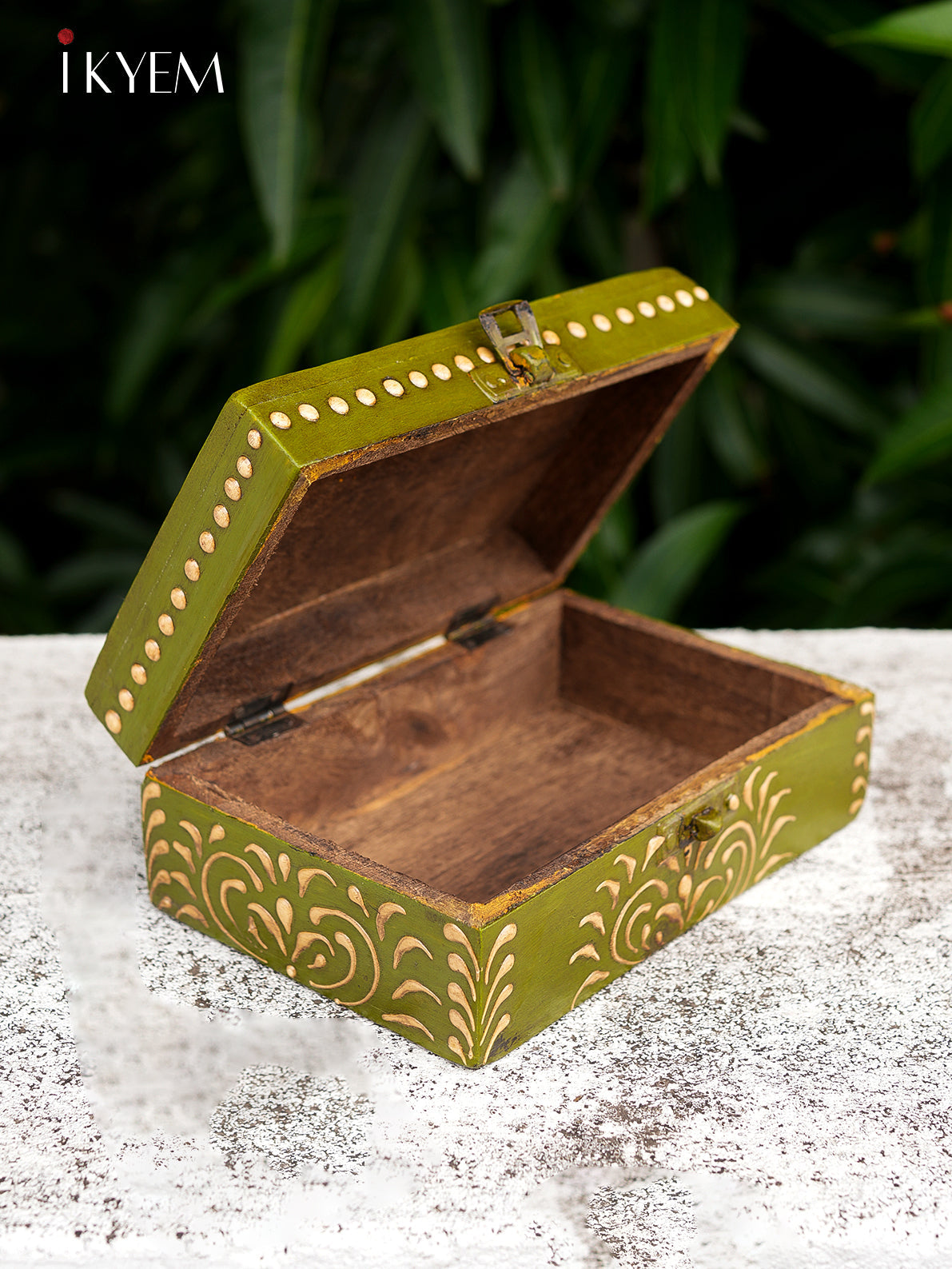 Handpainted Wooden Storage Box