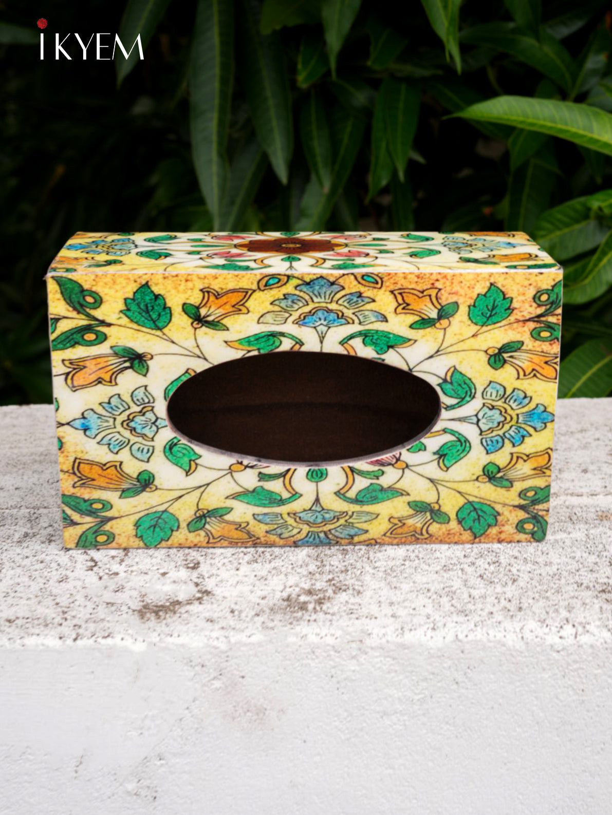 Printed Wooden Tissue Box