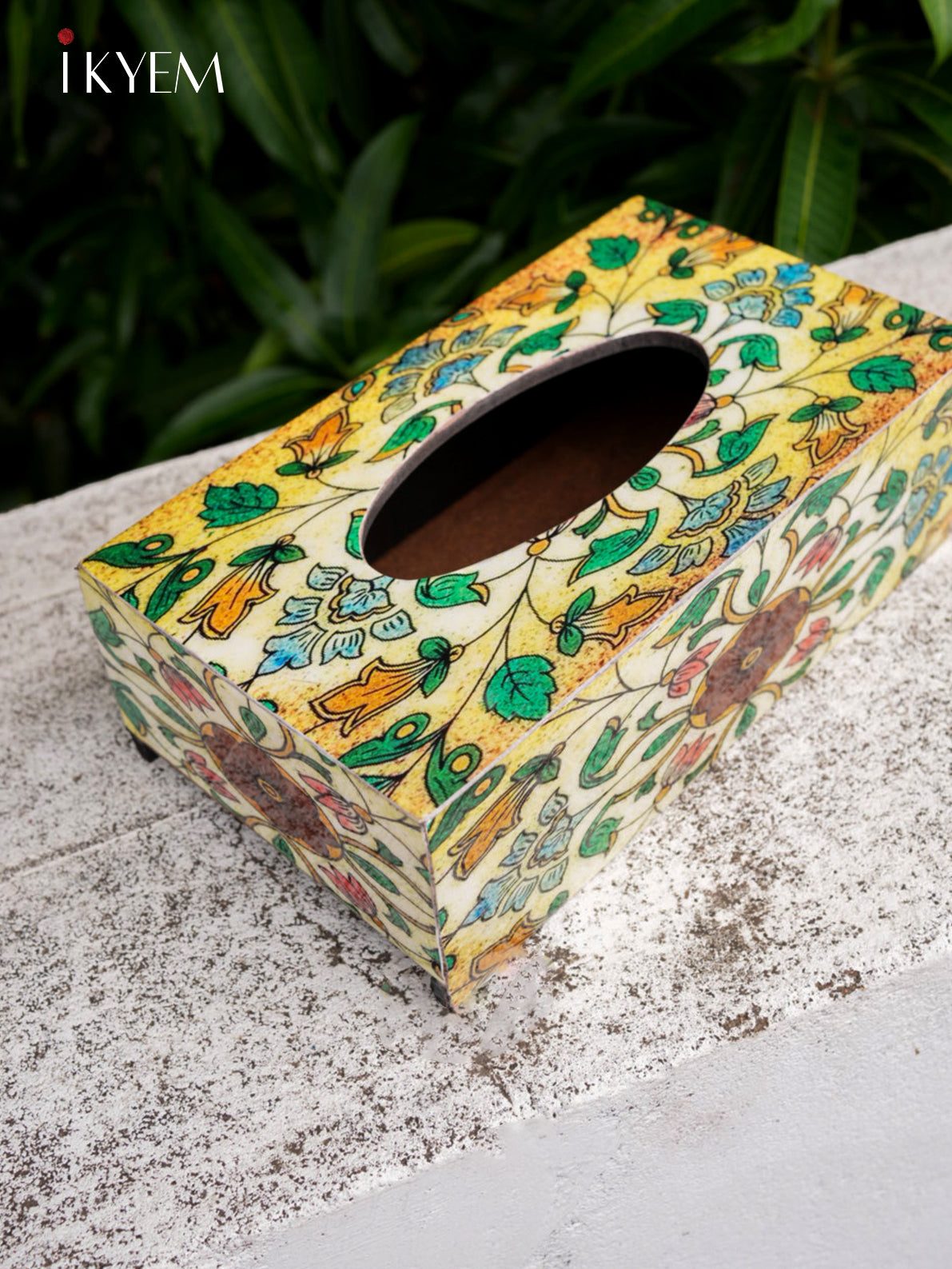 Printed Wooden Tissue Box