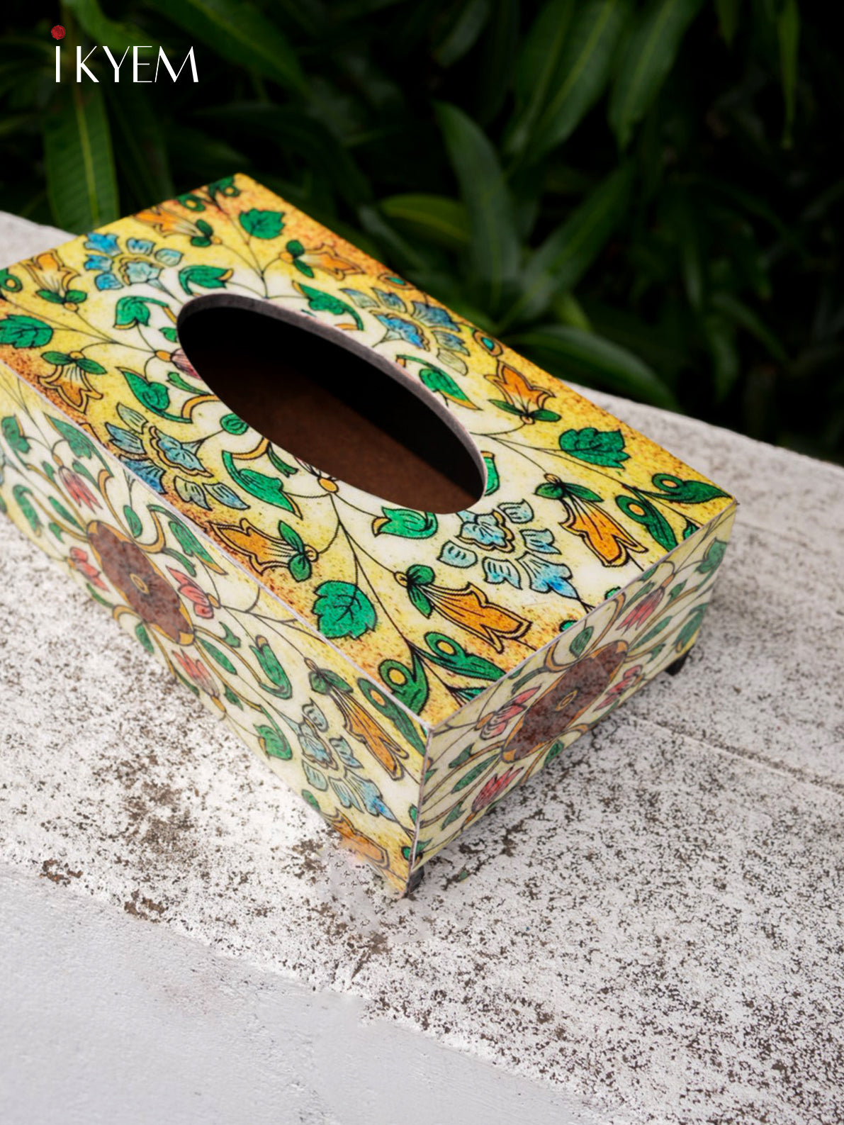 Printed Wooden Tissue Box