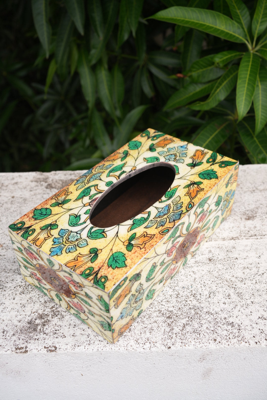 Printed Wooden Tissue Box