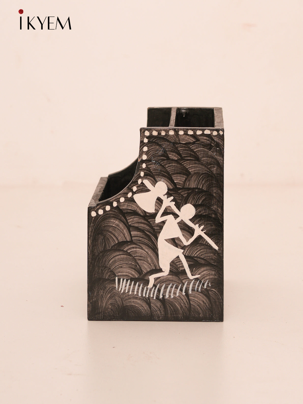 Hand Painted Warli Pen Stand