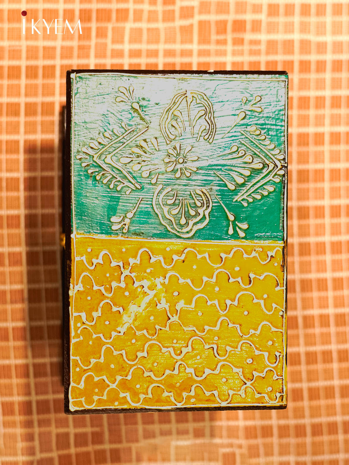 Handpainted Wooden Storage 2 Door Box