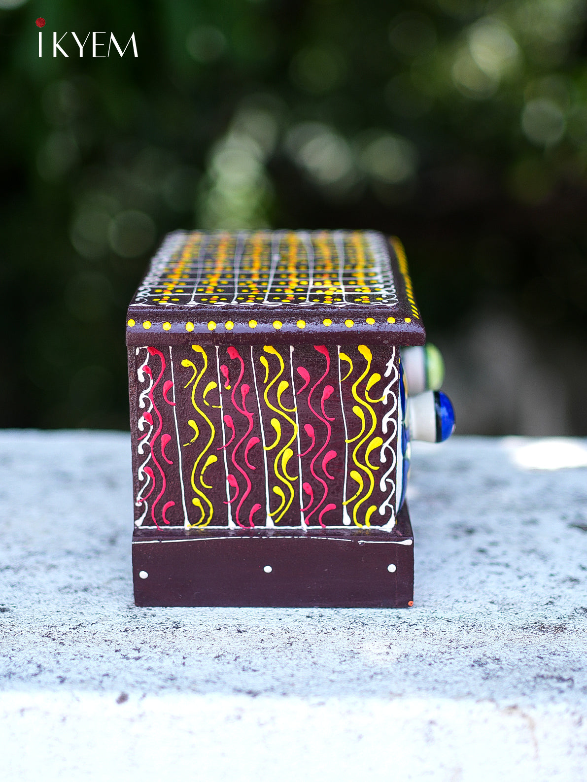 Hand painted Wooden Chest