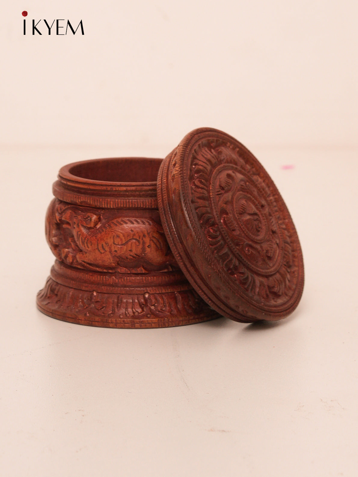 Handcrafted Wooden Kumkum Box