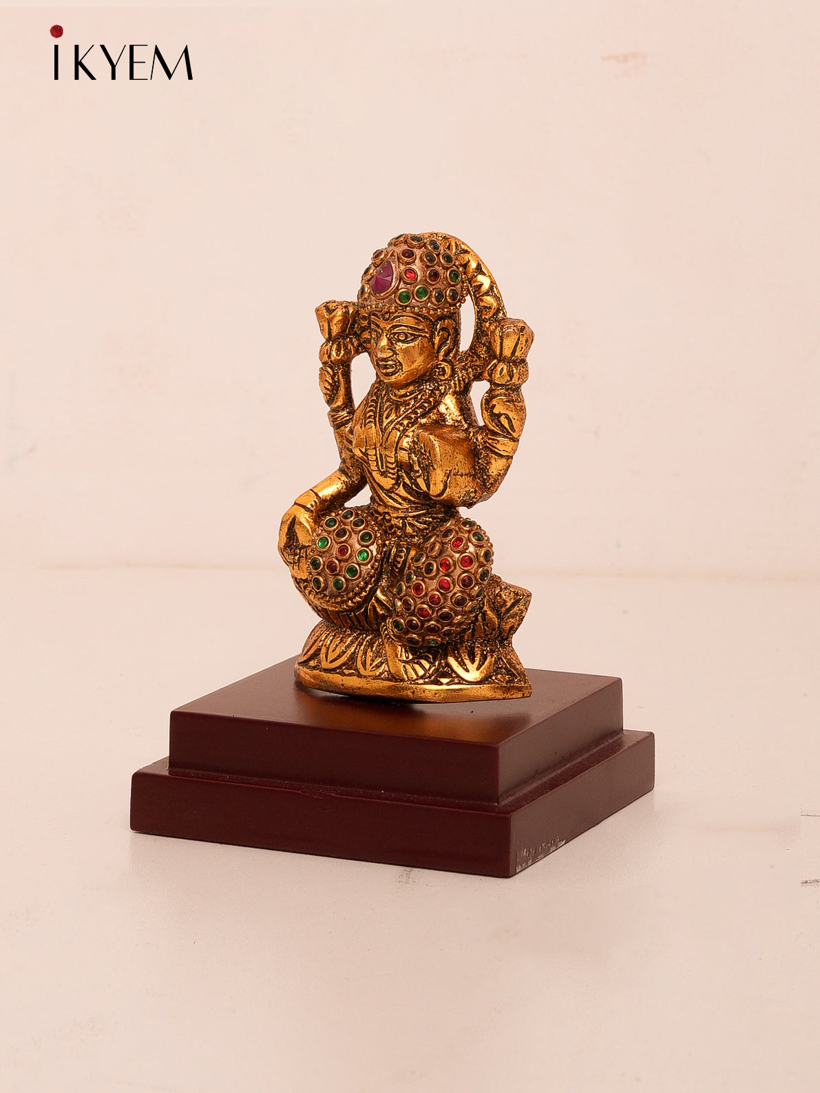 Brass Lakshmi with Stones