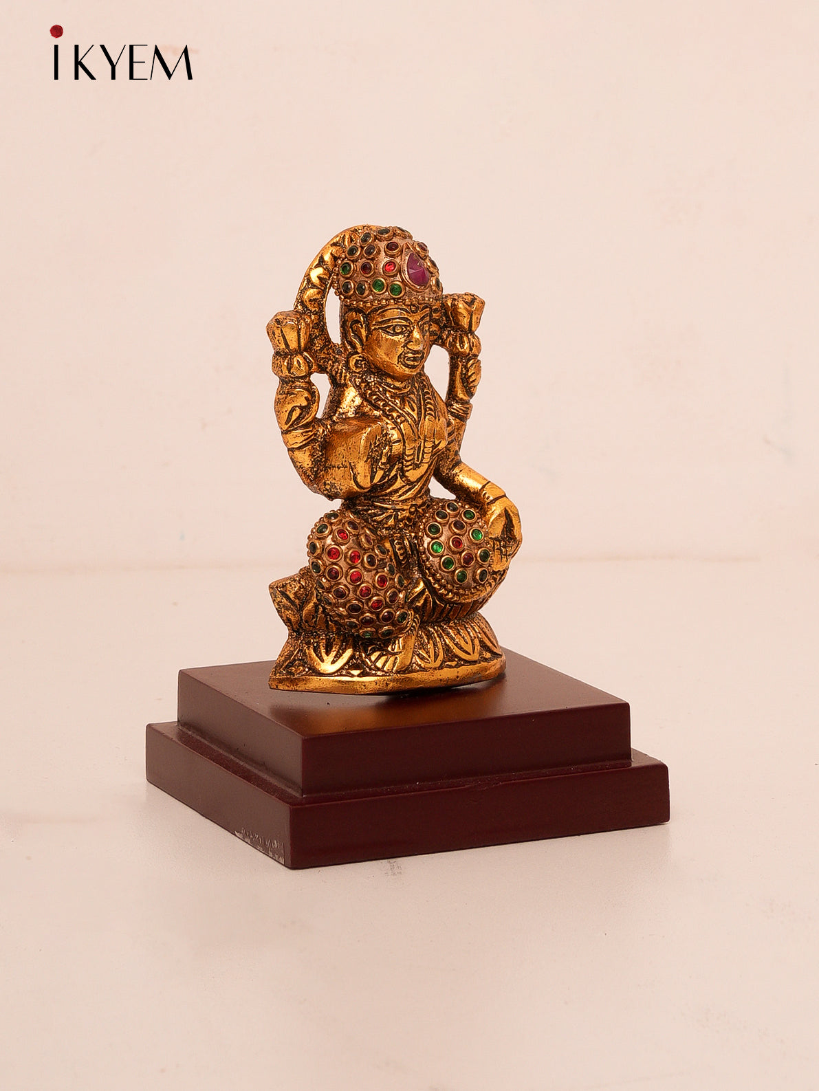 Brass Lakshmi with Stones